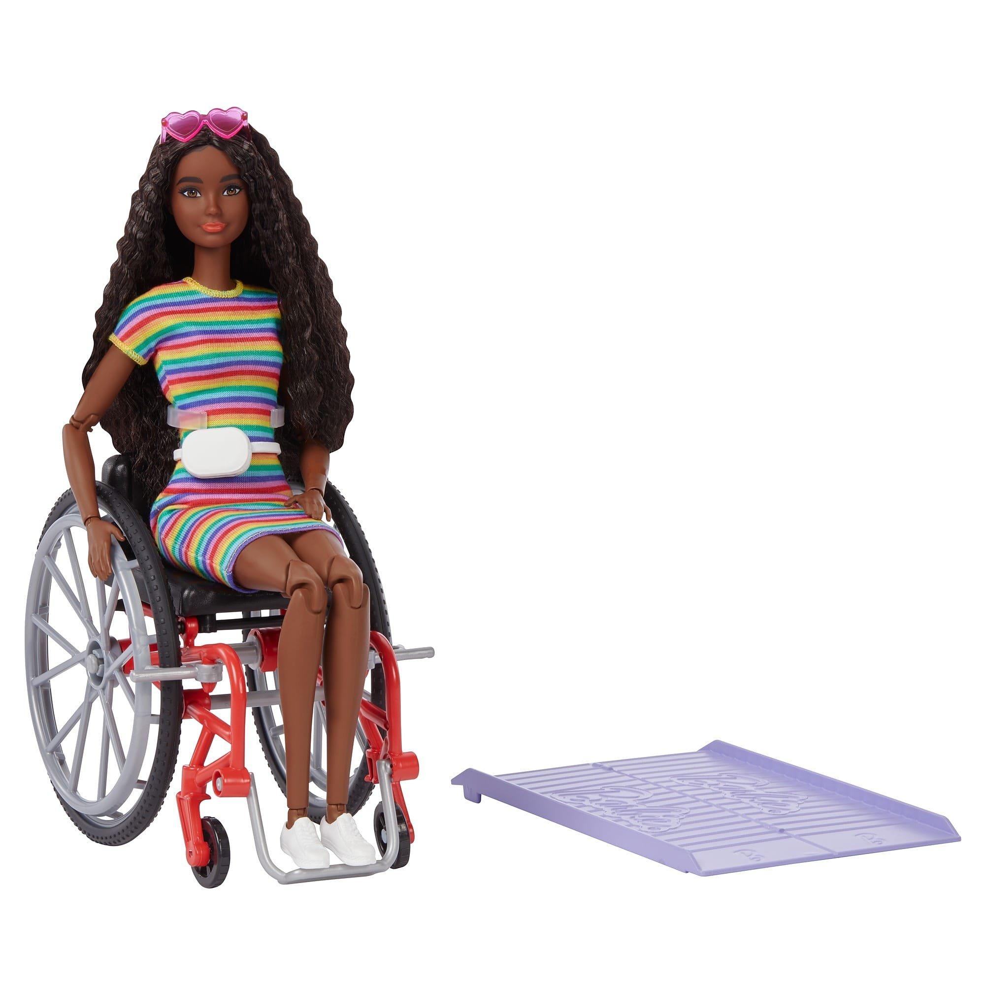 Waren - Barbie - Wheelchair Doll Brunette - 2
