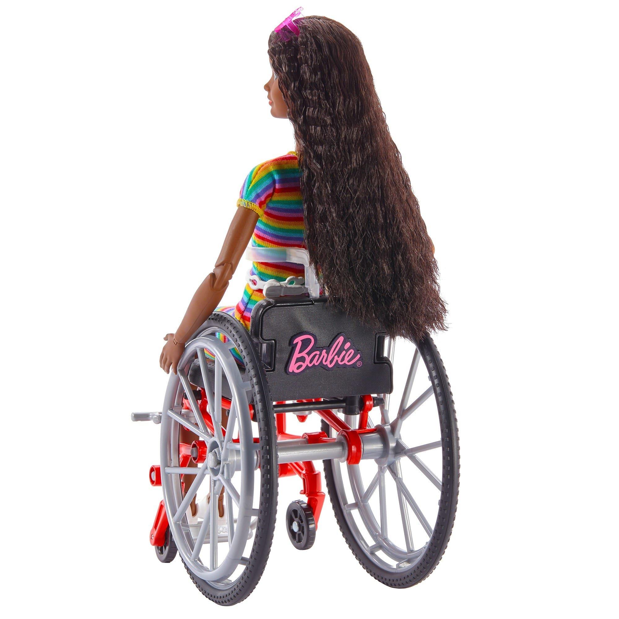 Waren - Barbie - Wheelchair Doll Brunette - 5