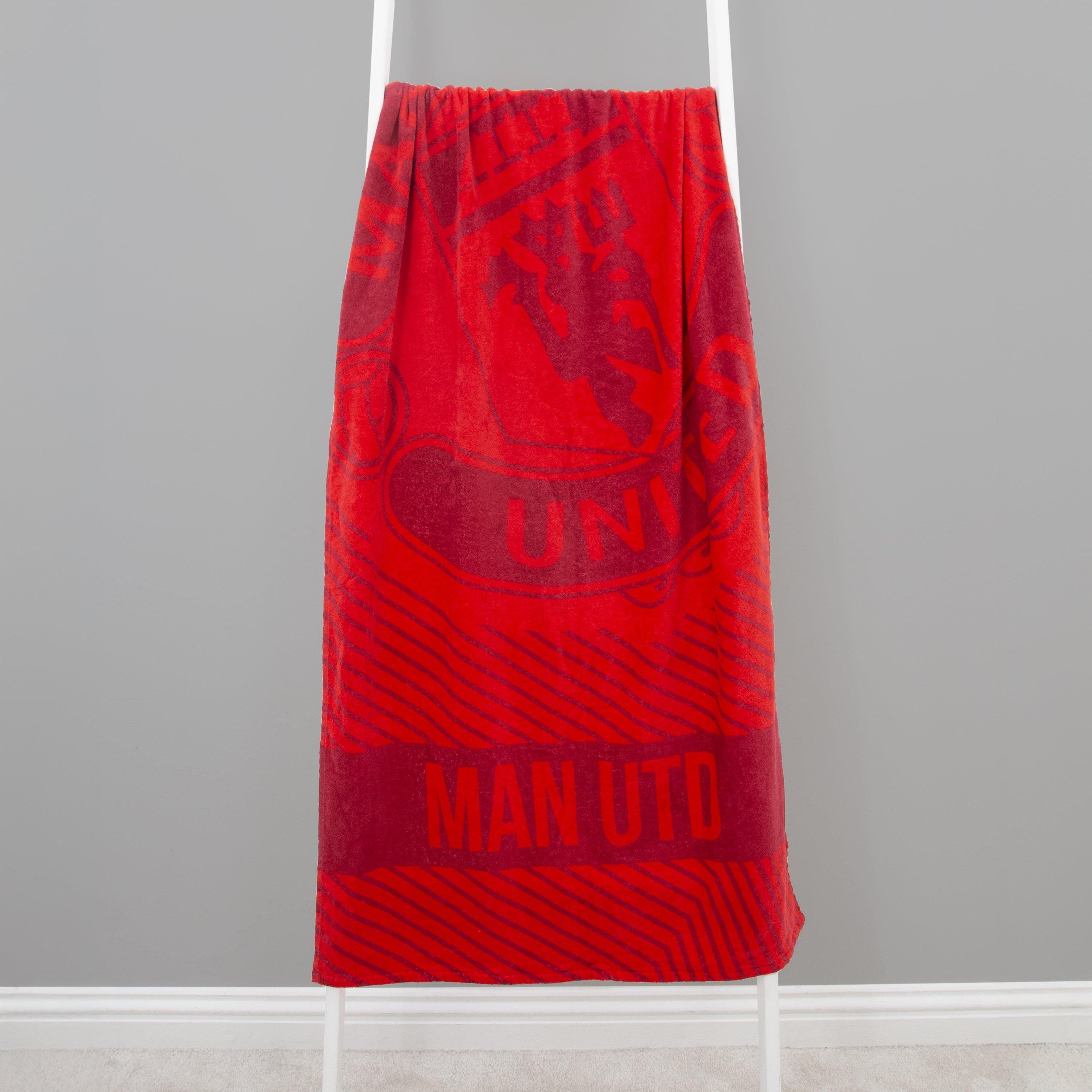 Red - Manchester United FC - Manchester United Goal Towel - 2