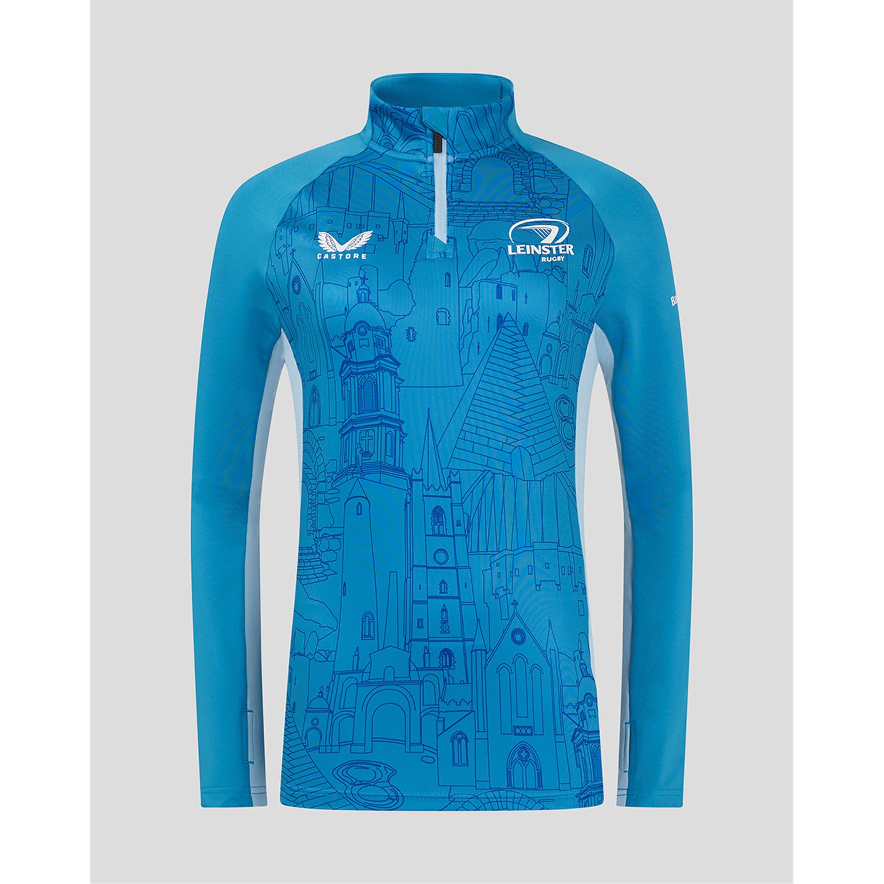 Azul Medio - Castore - Leinster Matchday Quarter Zip 2024 2025 Womens - 1