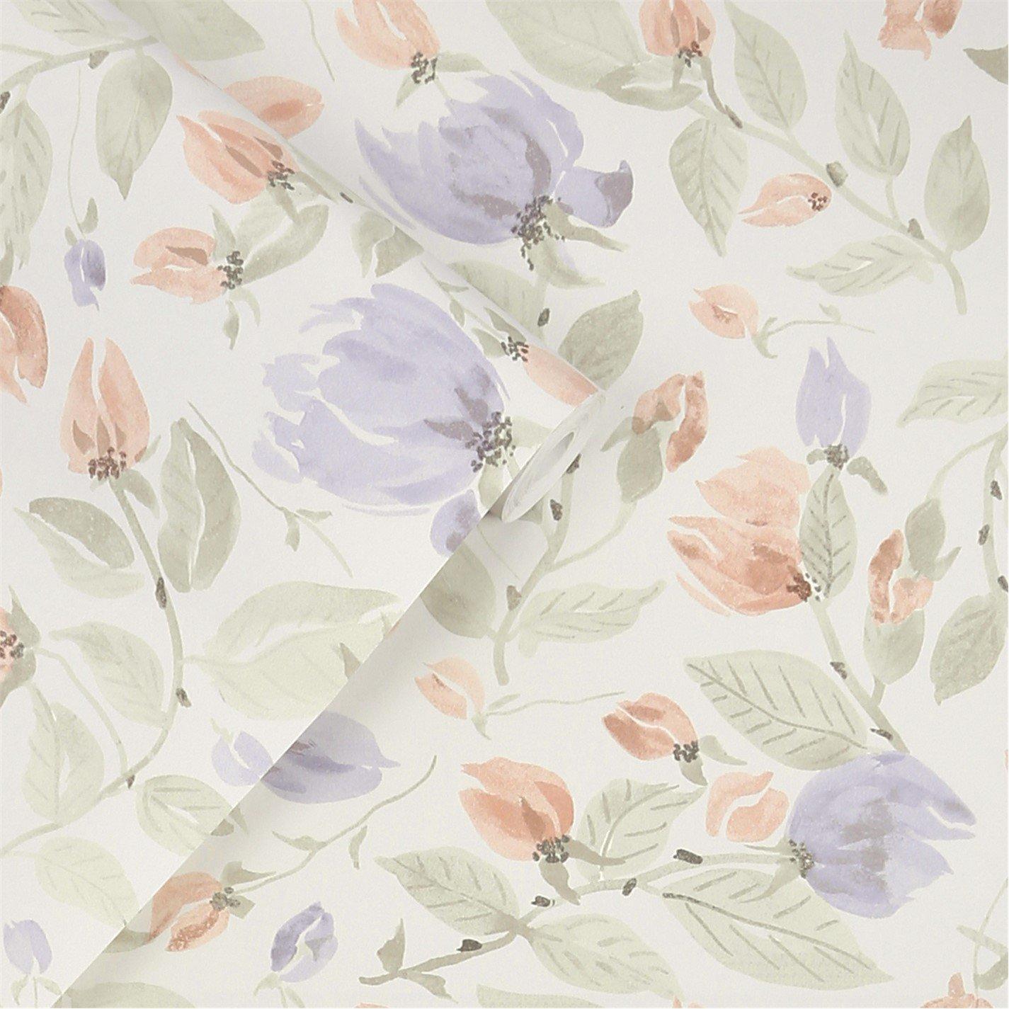 Pale Sage Green - Laura Ashley - Orisia Peony Pale Sage Green Wallpaper - 3