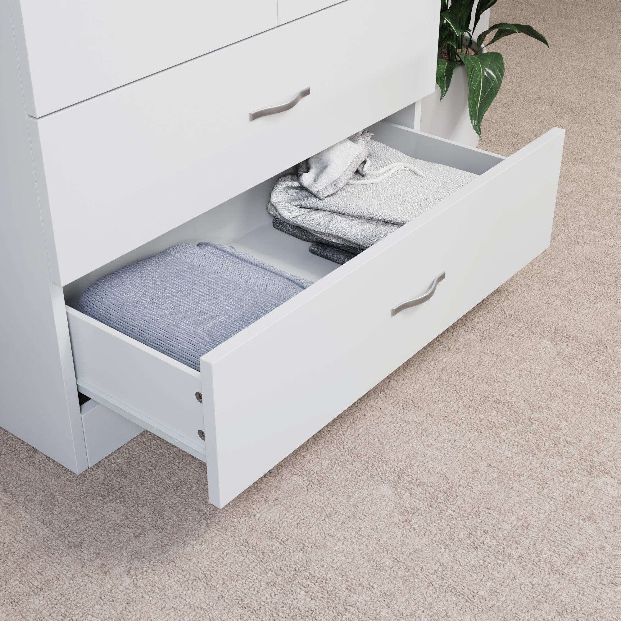 White - Lassic - Vida Designs Riano 2 Door 2 Drawer Wardrobe - 5