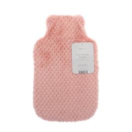 Country Club Hot Water Bottle with Plush Popcorn Cover