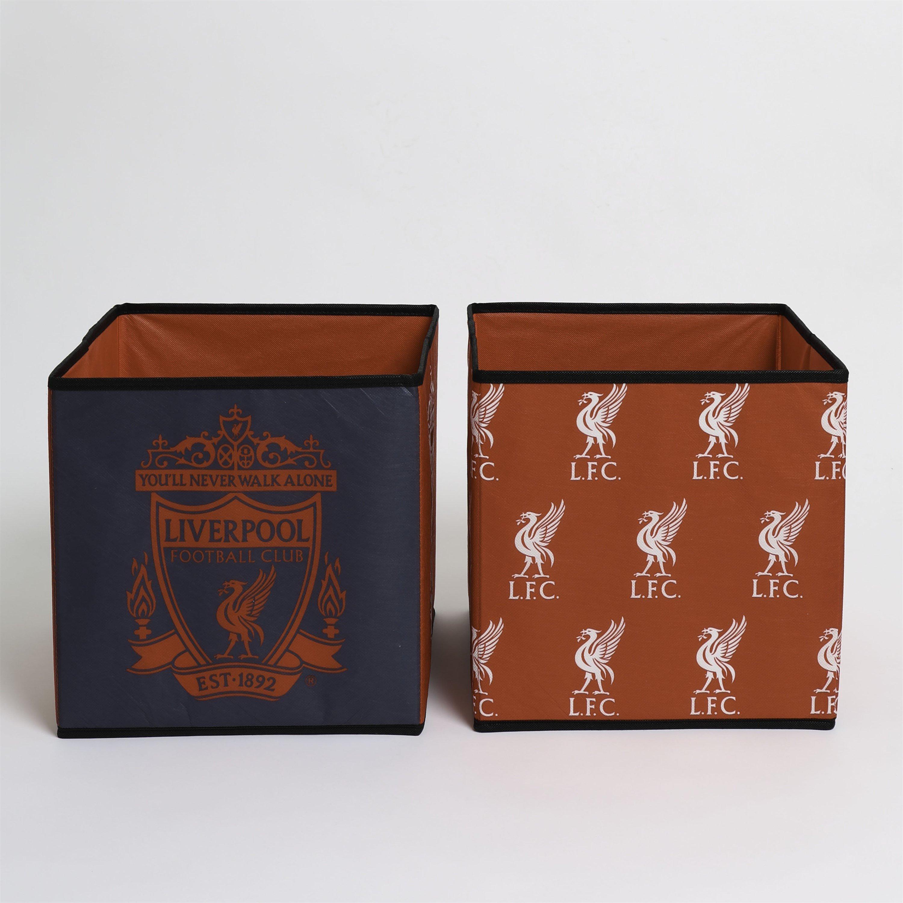 Red - Liverpool FC - Liverpool Strike Storage Cubes 2 Pack - 1