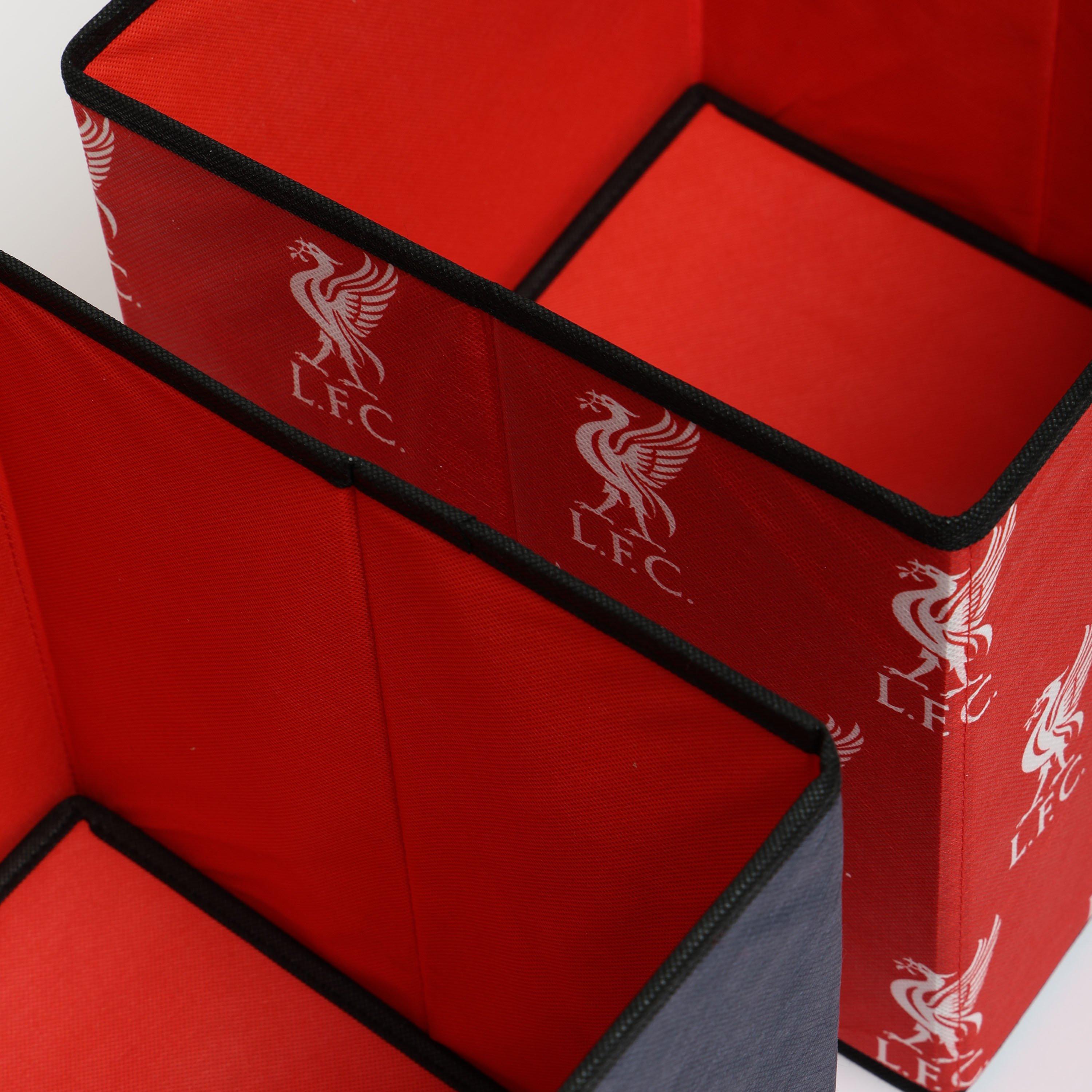 Red - Liverpool FC - Liverpool Strike Storage Cubes 2 Pack - 3