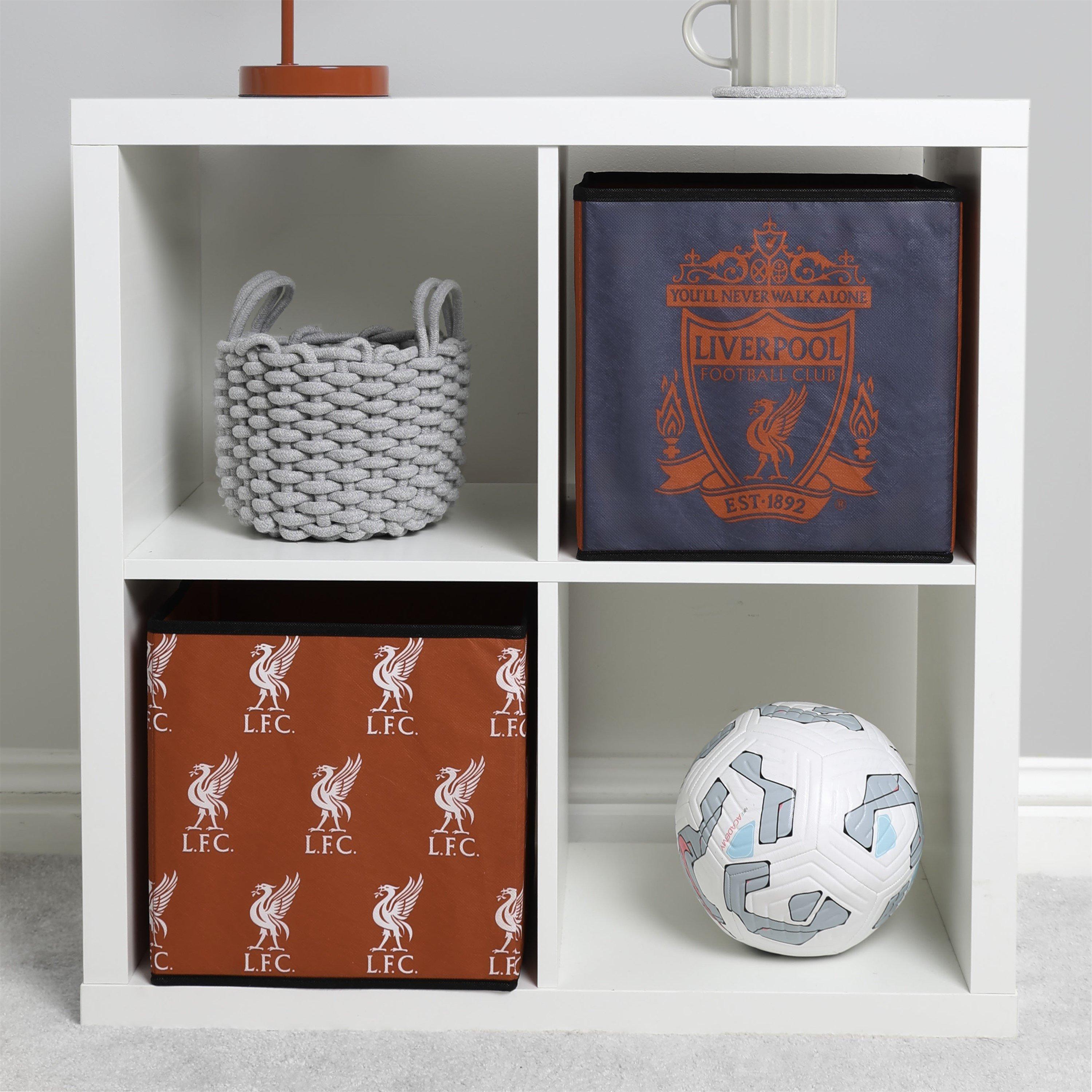 Red - Liverpool FC - Liverpool Strike Storage Cubes 2 Pack - 4