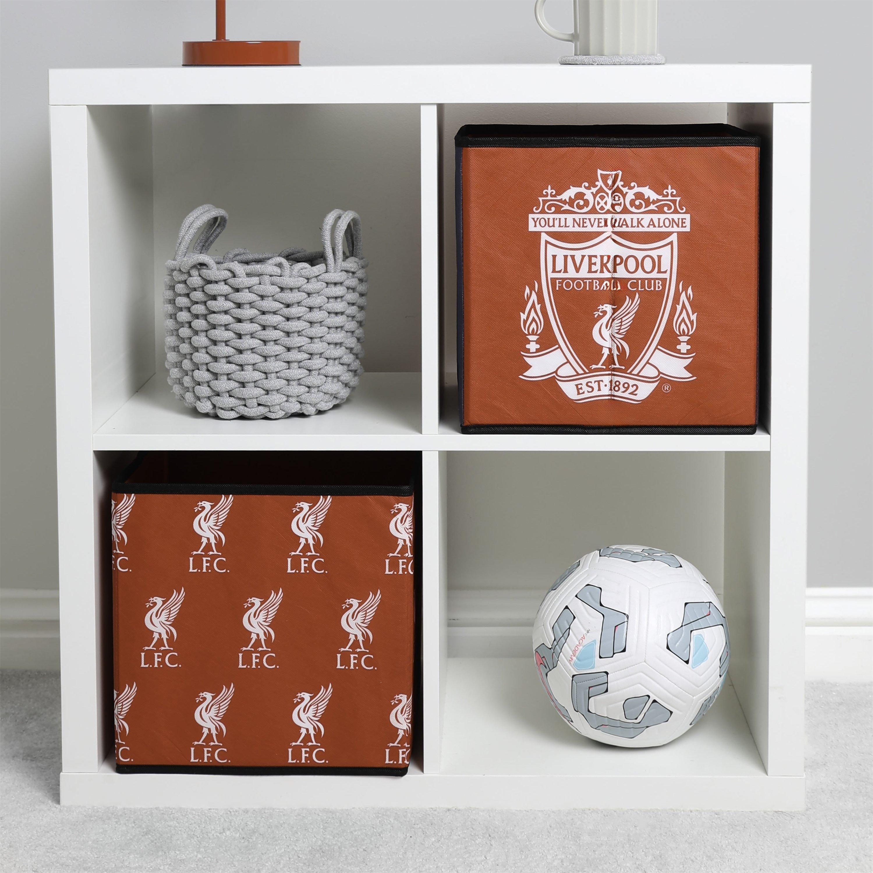Red - Liverpool FC - Liverpool Strike Storage Cubes 2 Pack - 5