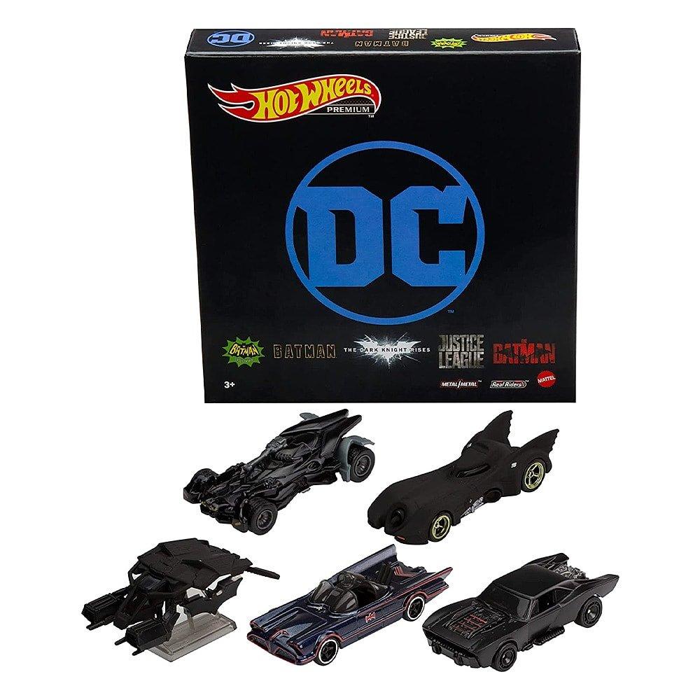 Multi Format An - DC - Hot Wheels Batman Premium 5 Pack