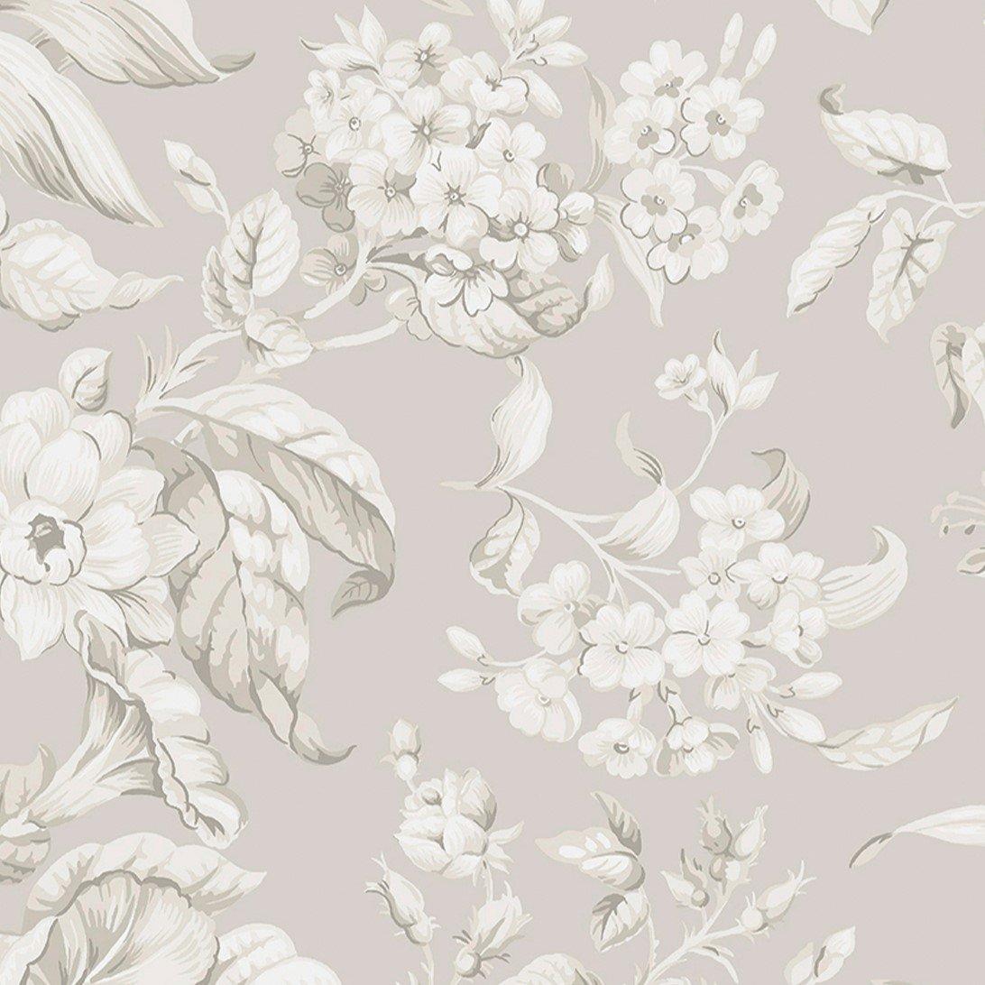 Dove Grey - Laura Ashley - Heledd Blooms Dove Grey Wallpaper - 5
