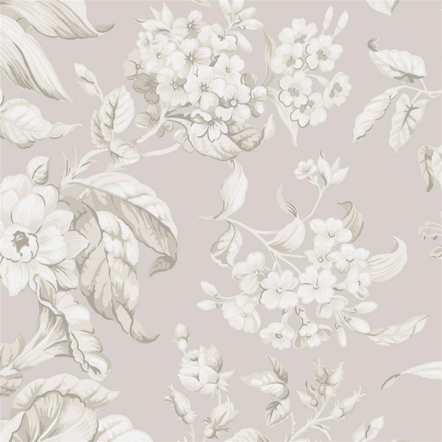 Dove Grey - Laura Ashley - Heledd Blooms Dove Grey Wallpaper - 4