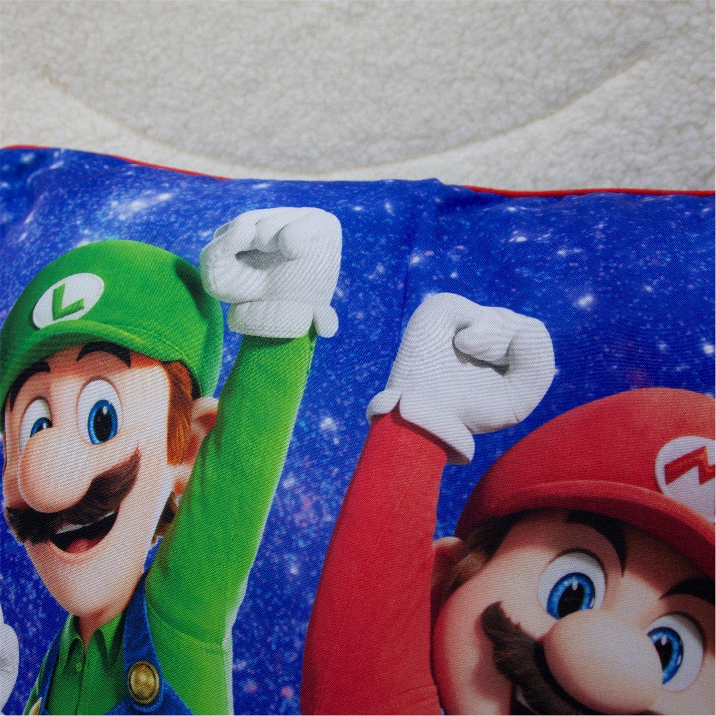 Multicolour - Super Mario - The Super Mario Bros Movie 2 Lessgo Square Cushion - 3