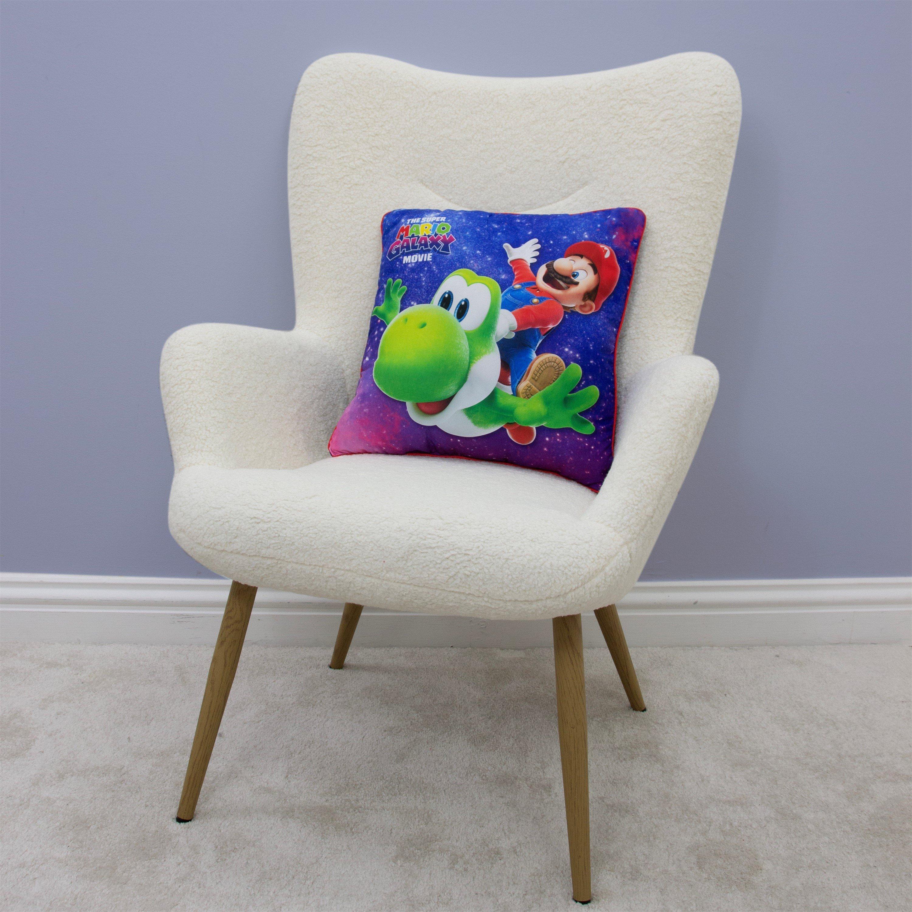 Multicolour - Super Mario - The Super Mario Bros Movie 2 Lessgo Square Cushion - 6
