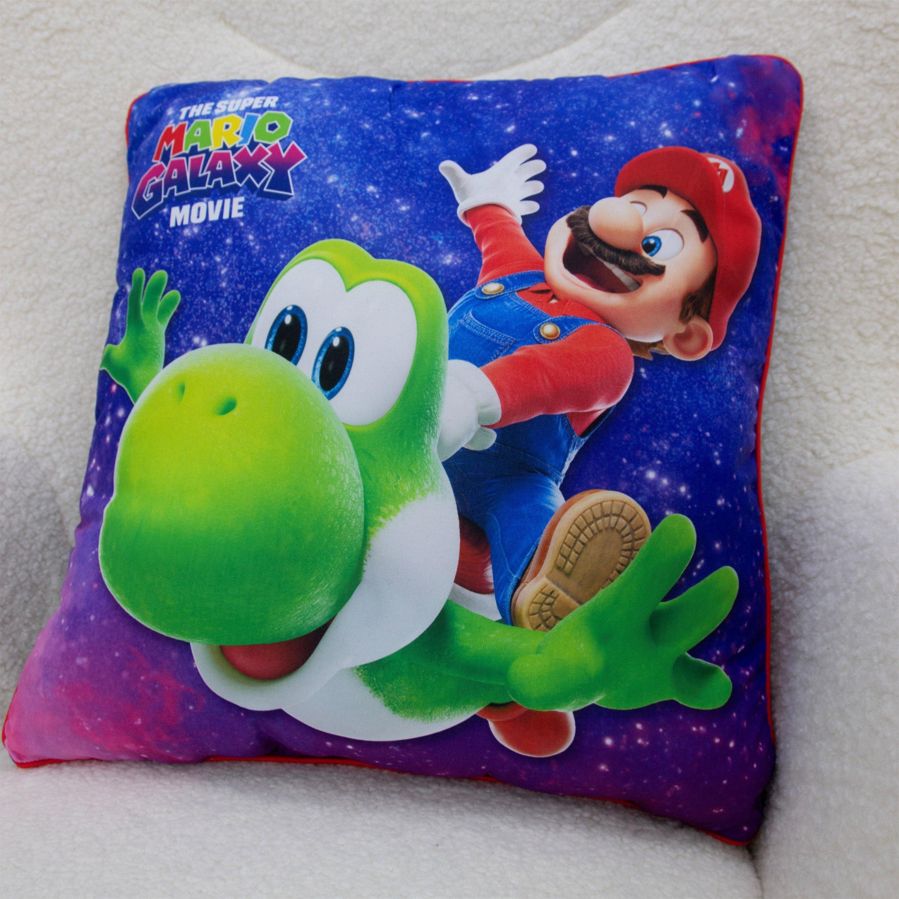 Multicolour - Super Mario - The Super Mario Bros Movie 2 Lessgo Square Cushion - 7