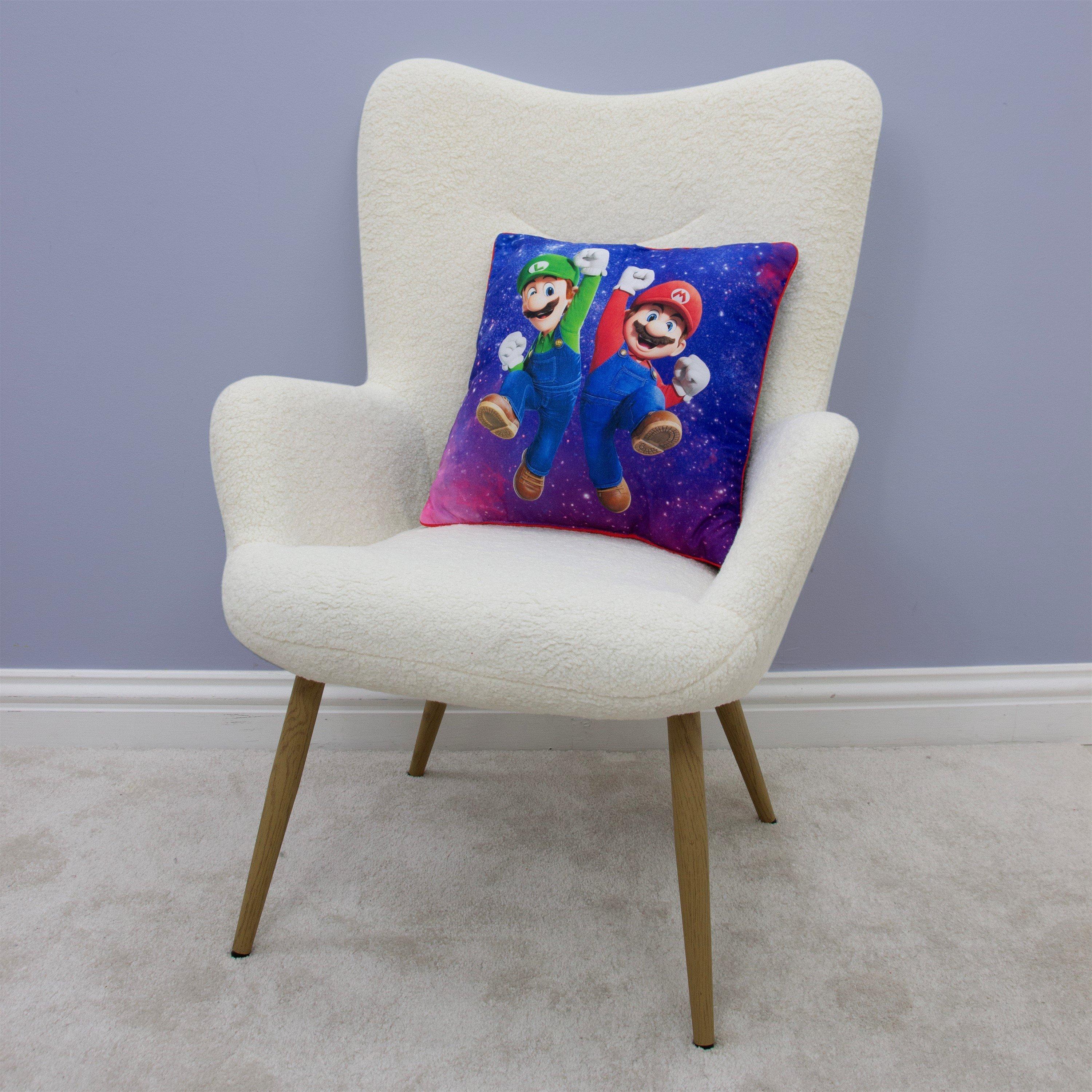 Multicolour - Super Mario - The Super Mario Bros Movie 2 Lessgo Square Cushion - 9