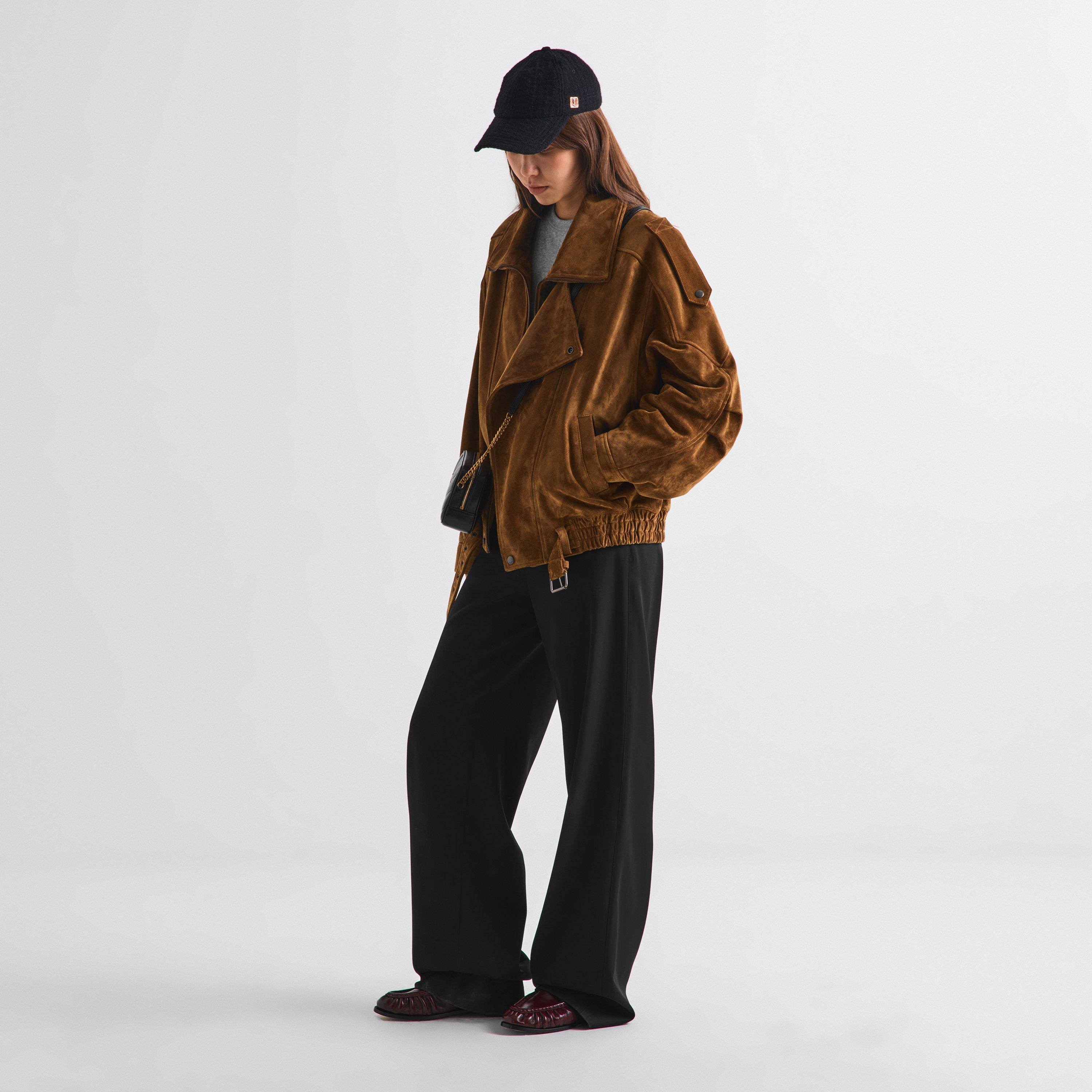 Black - Saint Laurent - Women's Wool Tweed Cap - 4