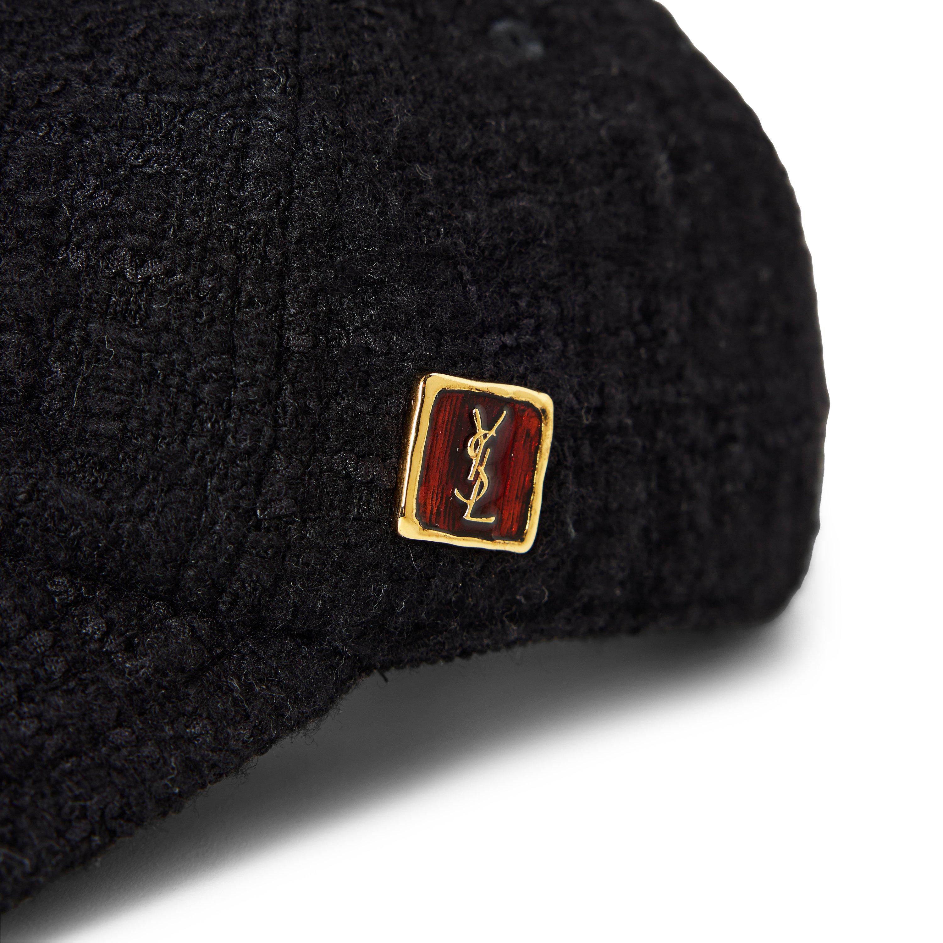 Black - Saint Laurent - Saint Tweed Cap Ld64 - 3