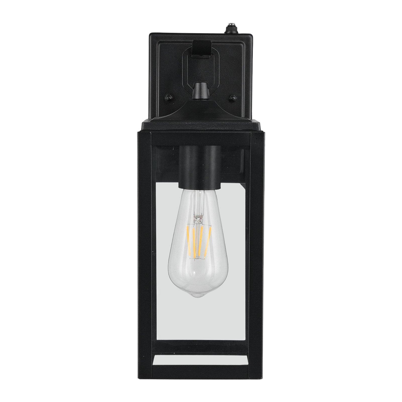 Black - Breeins - Outdoor Wall Light with Motion Sensor - 6