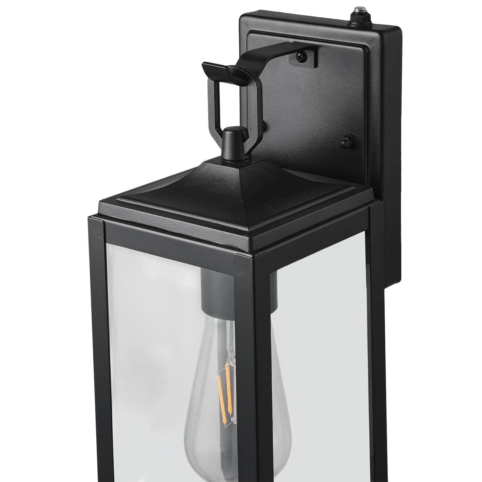 Black - Breeins - Outdoor Wall Light with Motion Sensor - 8