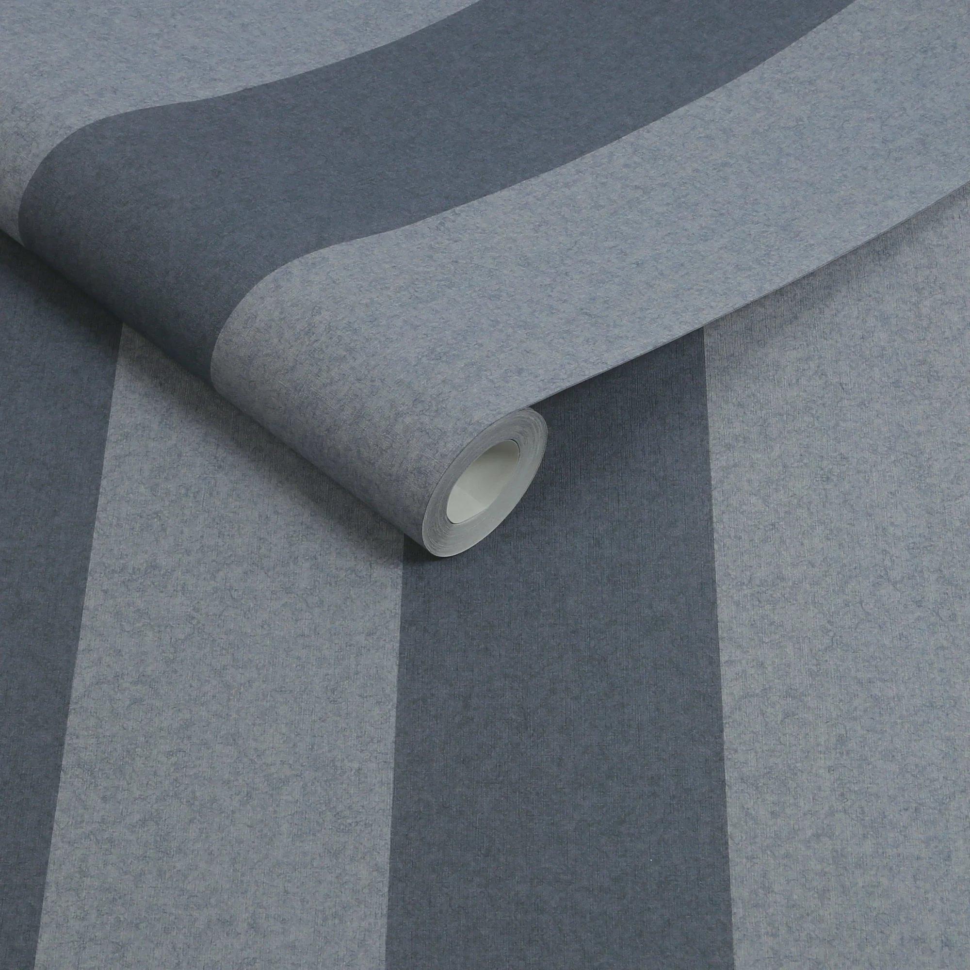 Blue - Superfresco Easy - Regent Stripe Archival Blue Wallp - 3