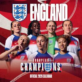 Grange ENGLAND WOMENS FOOTBALL 2026 SQUARE CALENDAR