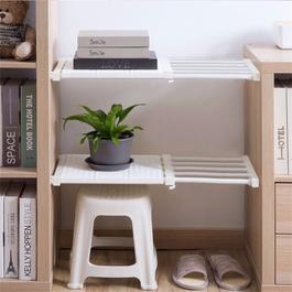 LIFE IDEAS 30x24cm Expandable Closet Tension Shelf Rod