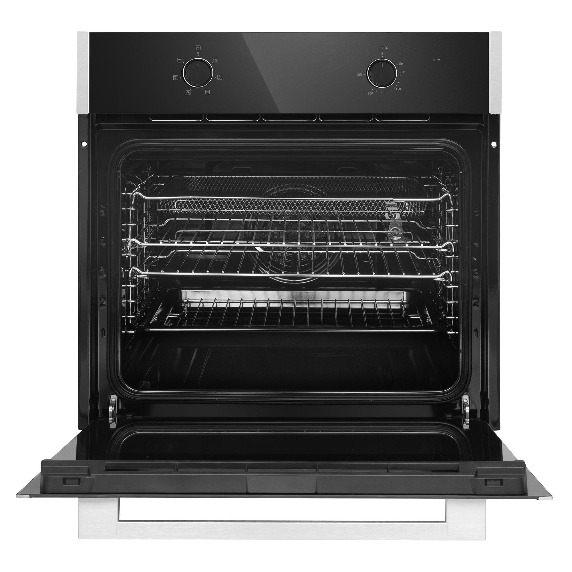 Black - Russell Hobbs - RHFEO7006BS Built In Electric Fan Oven - 3