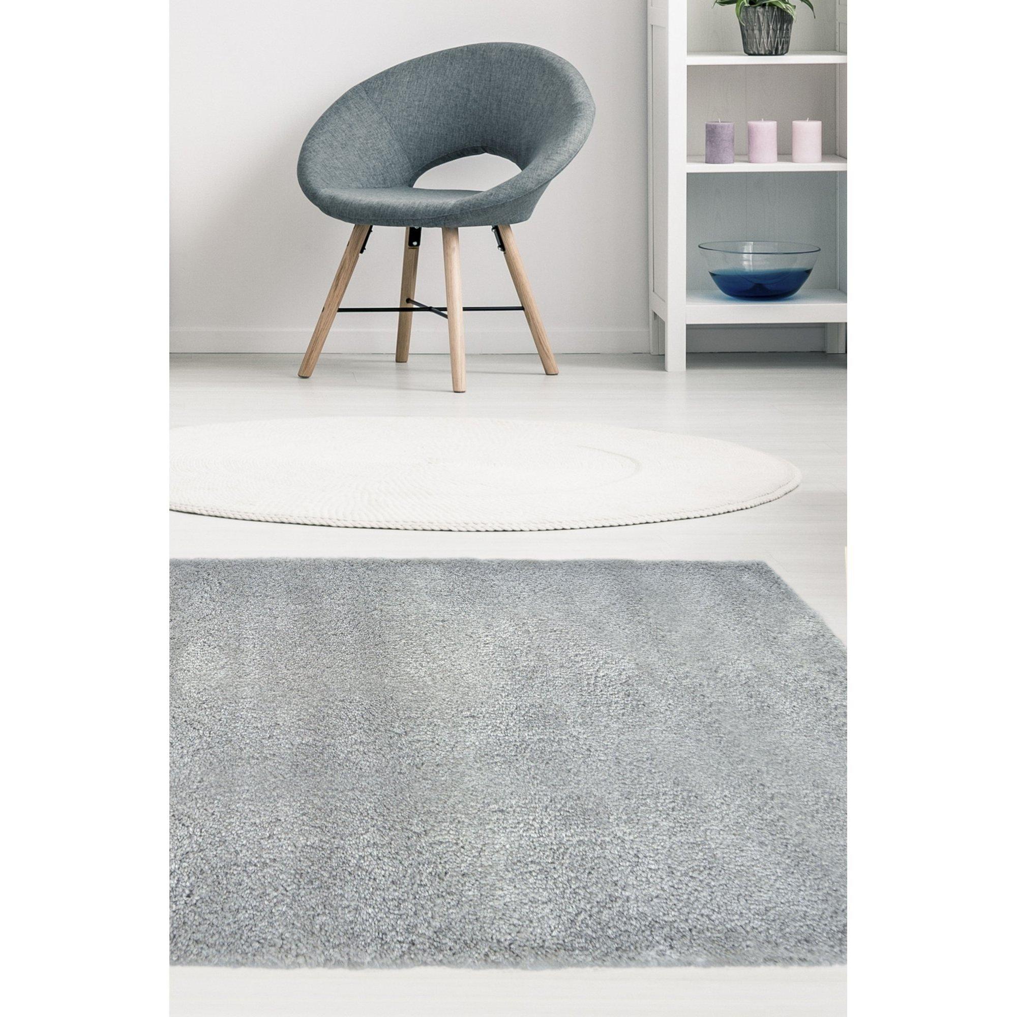 Grey - Homemaker - Snuggly Plain Grey Rug - 2