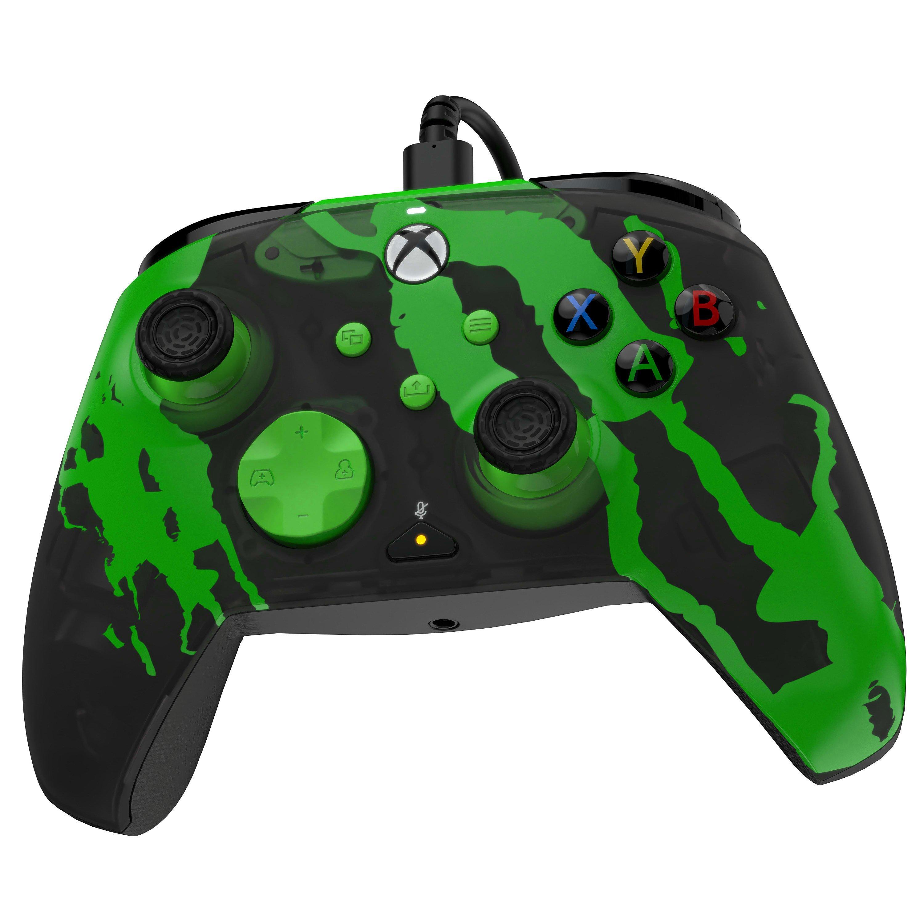 Jolt Green - PDP - REMATCH GLOW Xbox Wired Controller: Jolt Green - 4