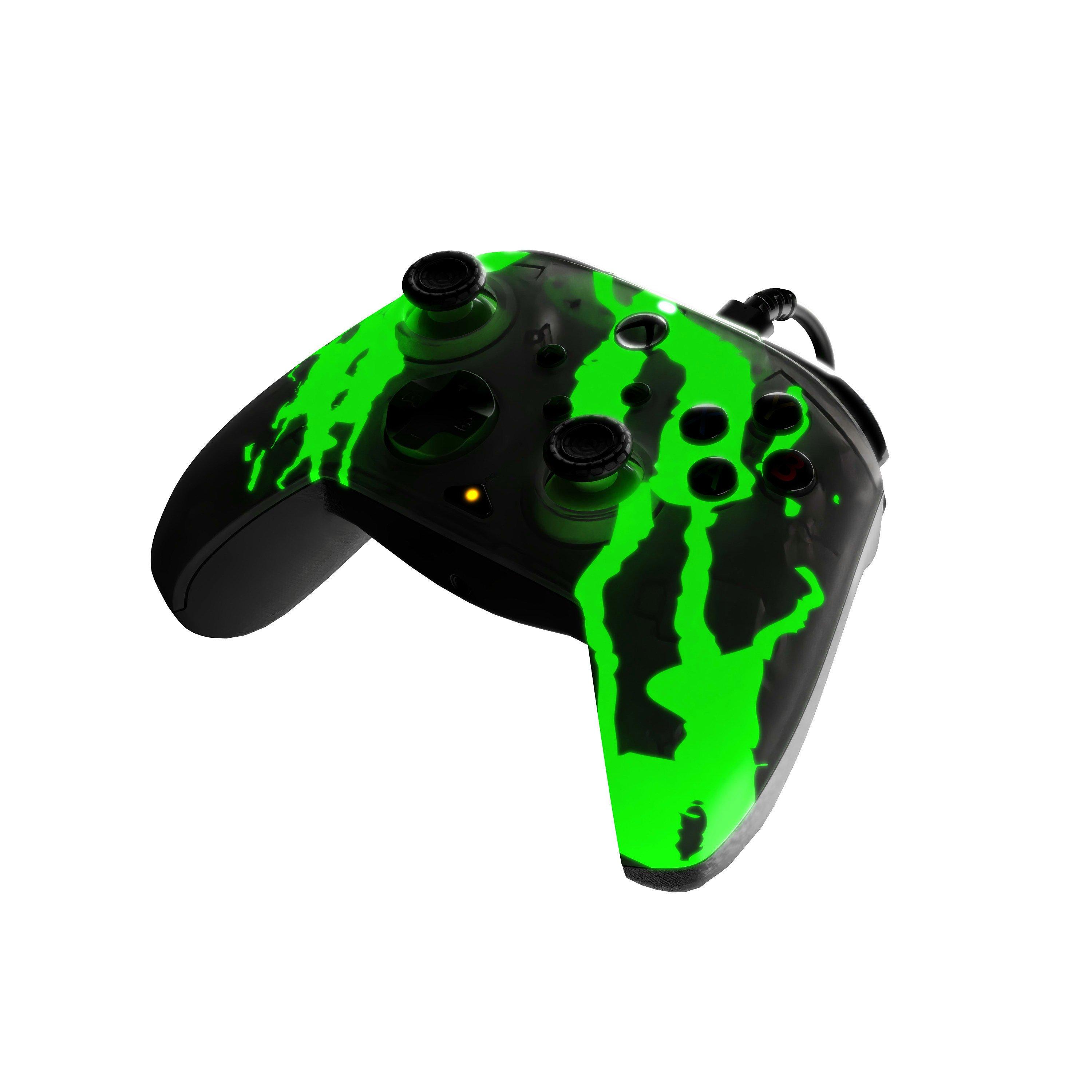 Jolt Green - PDP - REMATCH GLOW Xbox Wired Controller: Jolt Green - 5