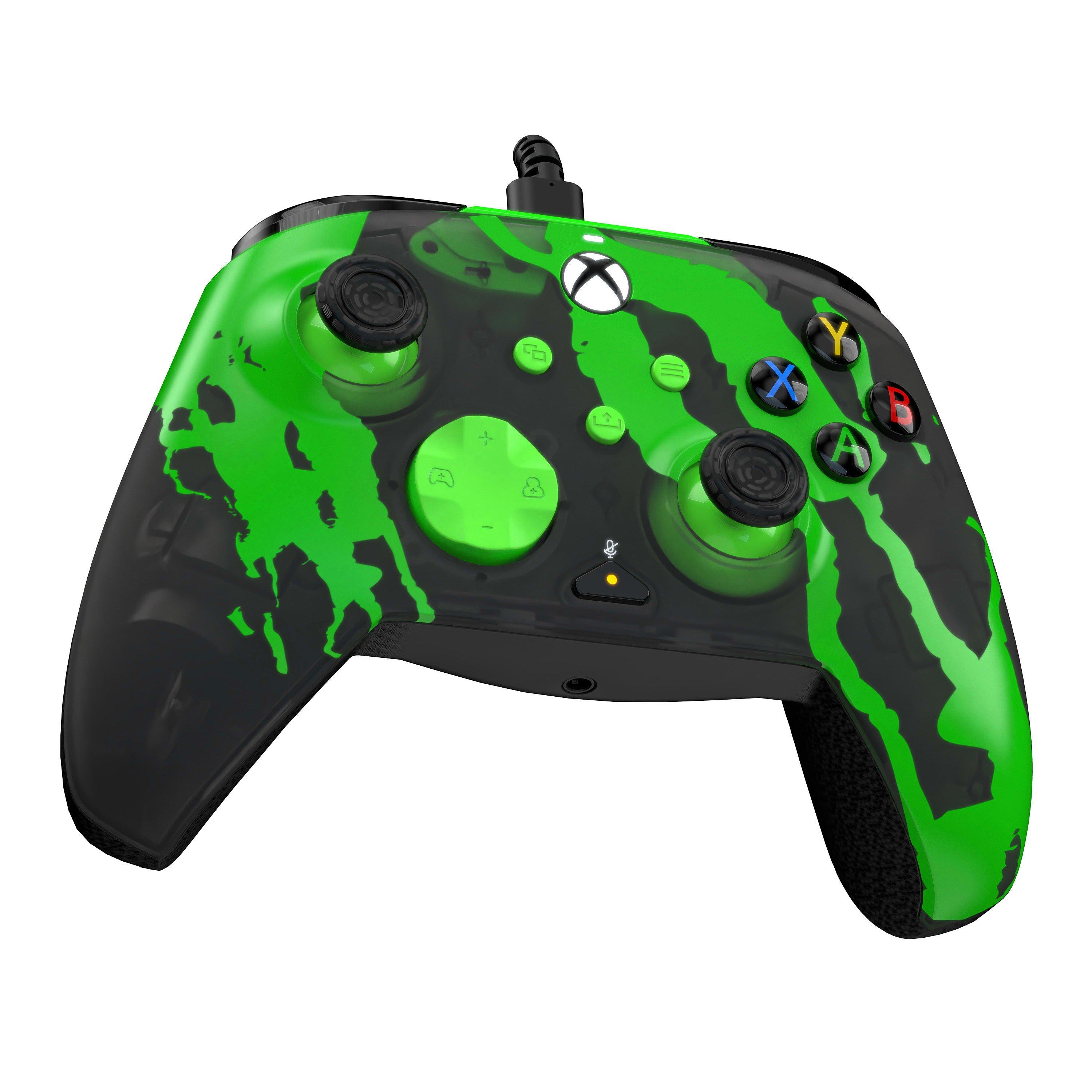 Jolt Green - PDP - REMATCH GLOW Xbox Wired Controller: Jolt Green - 6