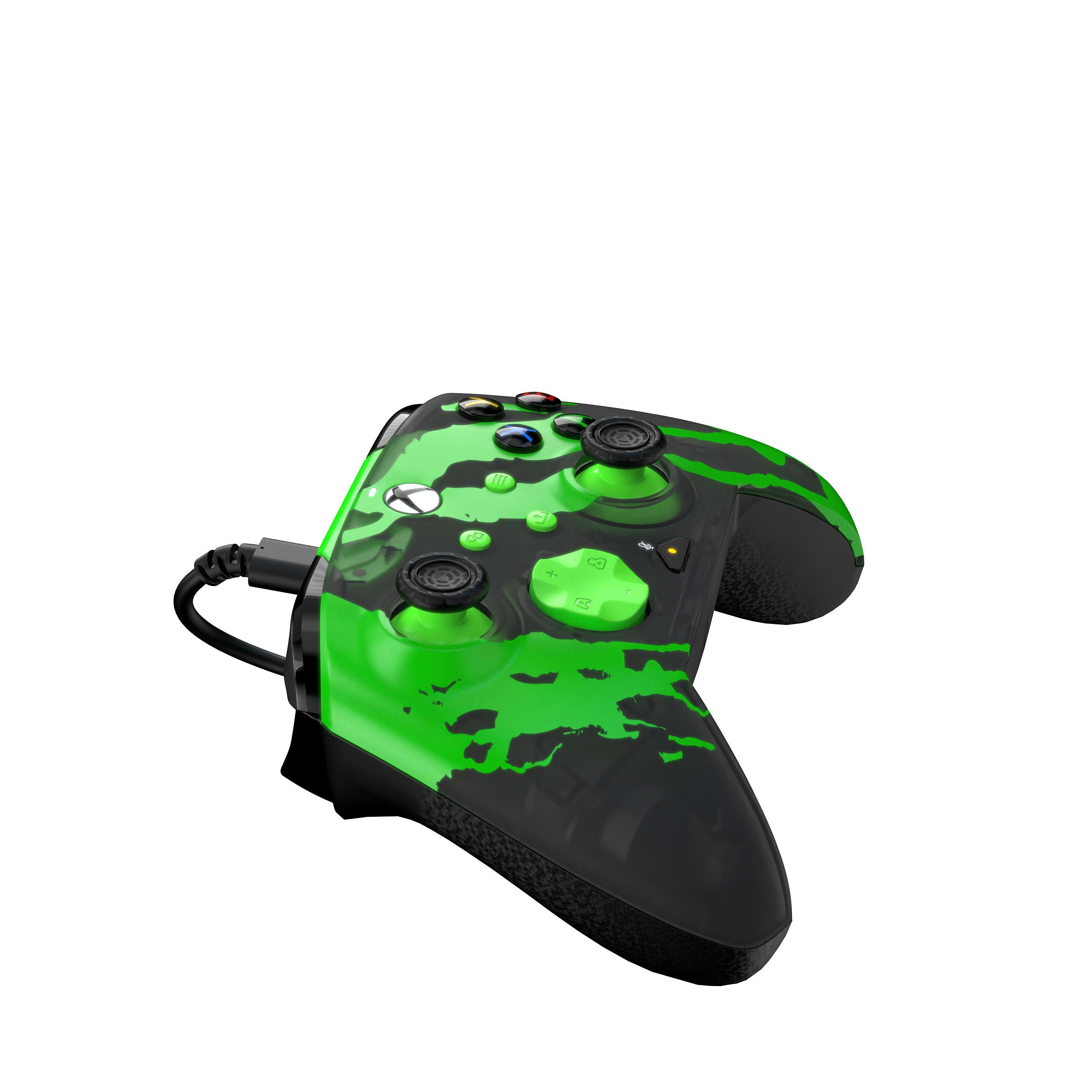 Jolt Green - PDP - REMATCH GLOW Xbox Wired Controller: Jolt Green - 7