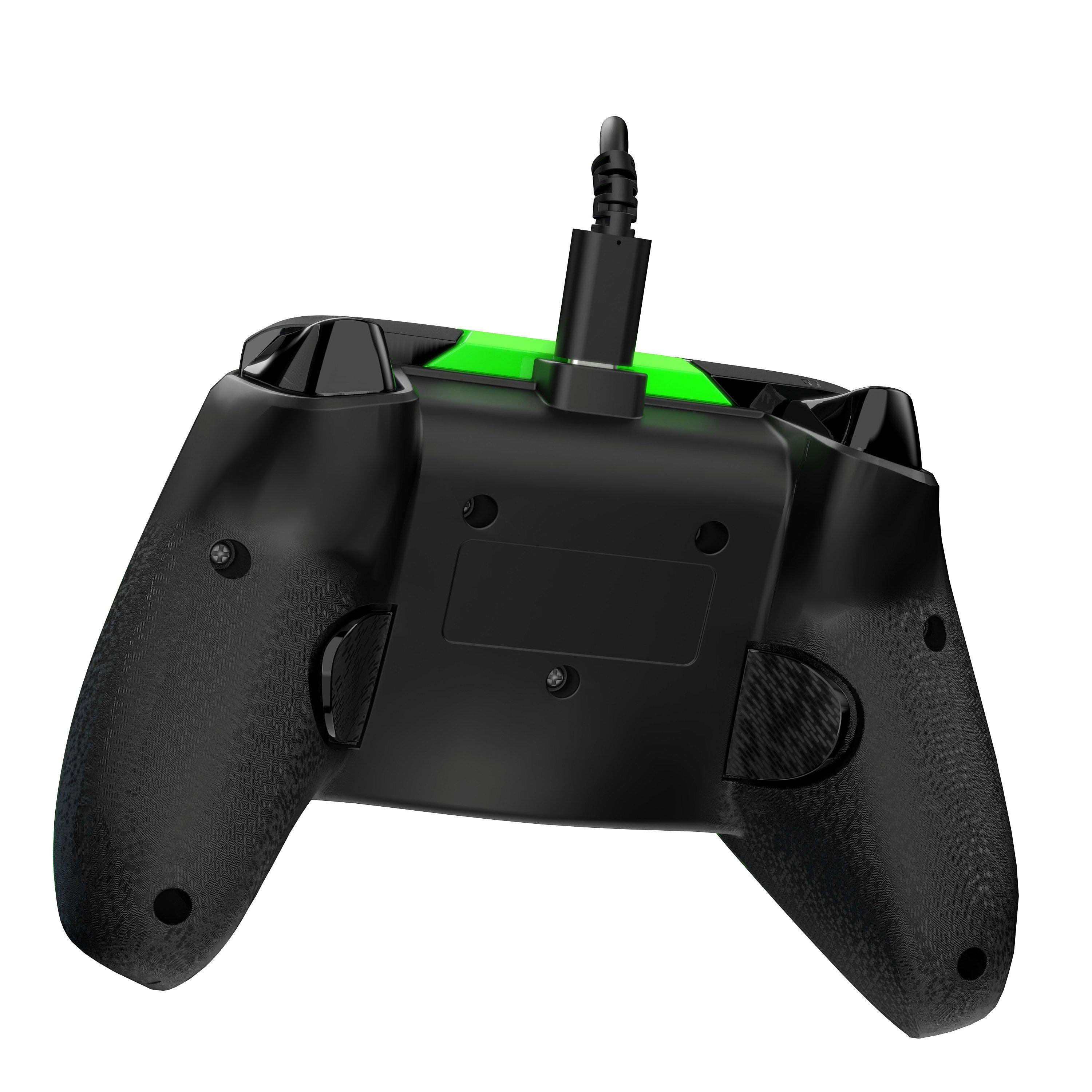 Jolt Green - PDP - REMATCH GLOW Xbox Wired Controller: Jolt Green - 8