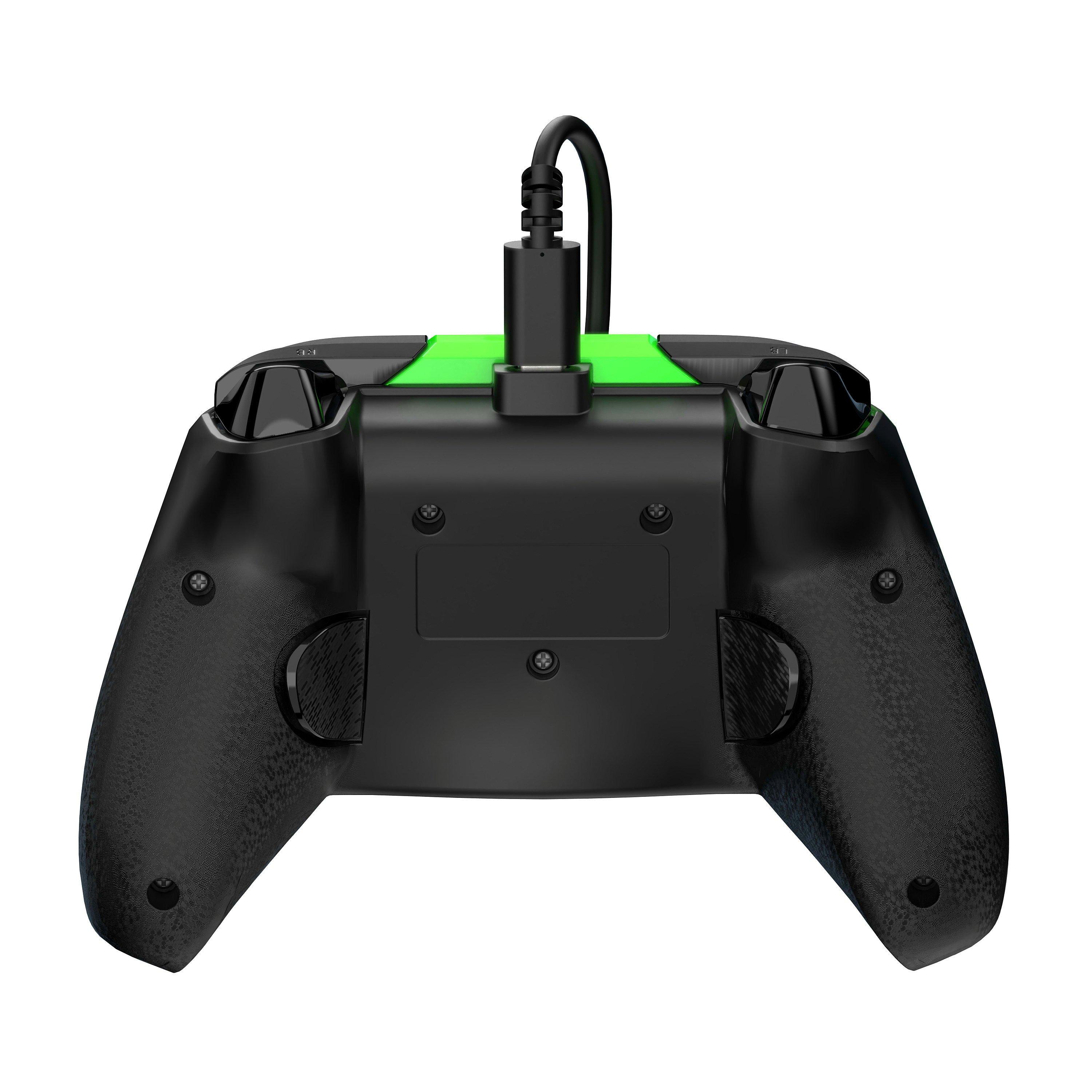 Jolt Green - PDP - REMATCH GLOW Xbox Wired Controller: Jolt Green - 9