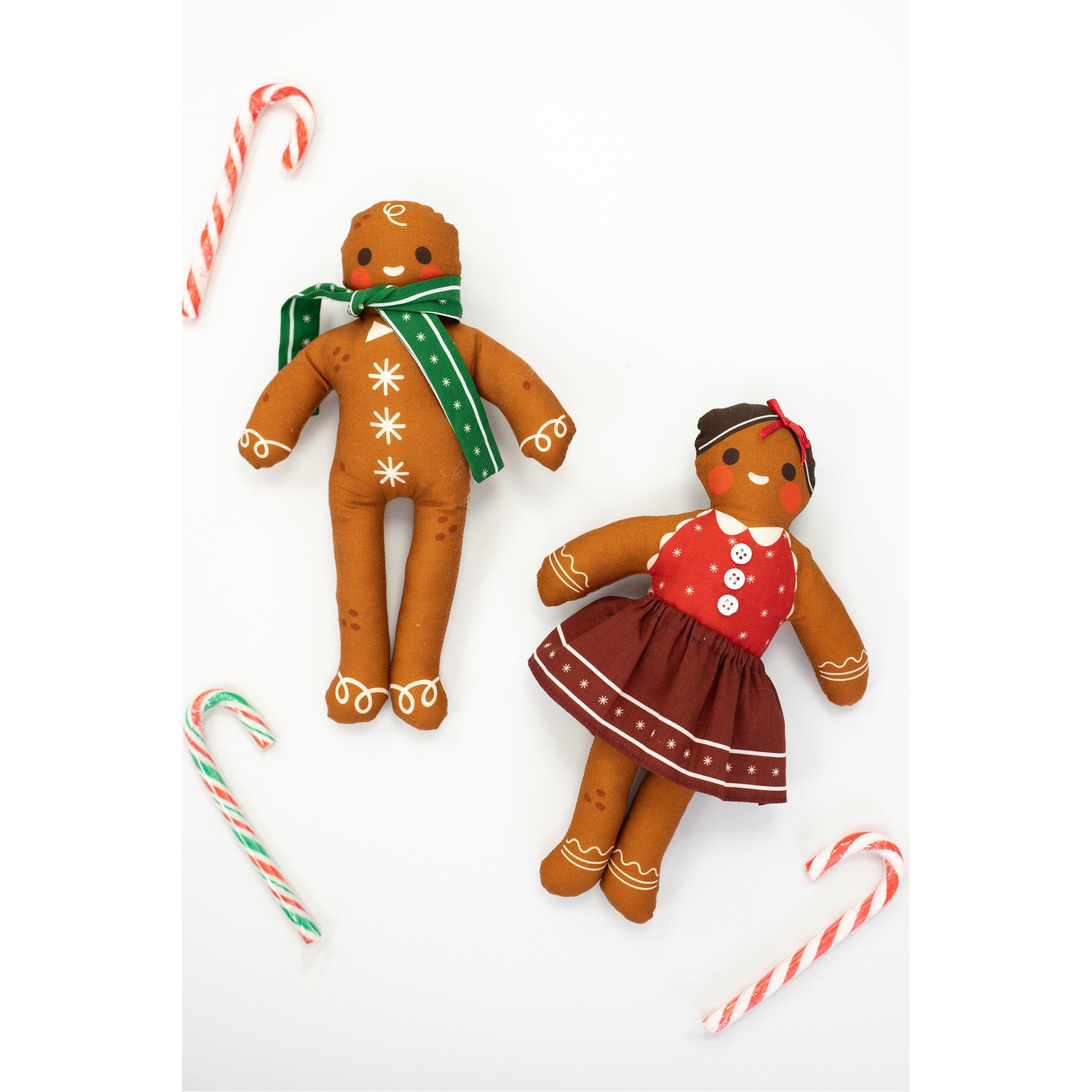 Multi - Crafters Companion - Threaders -Gingerbread Man & Gingerbread Woman Kit - 3
