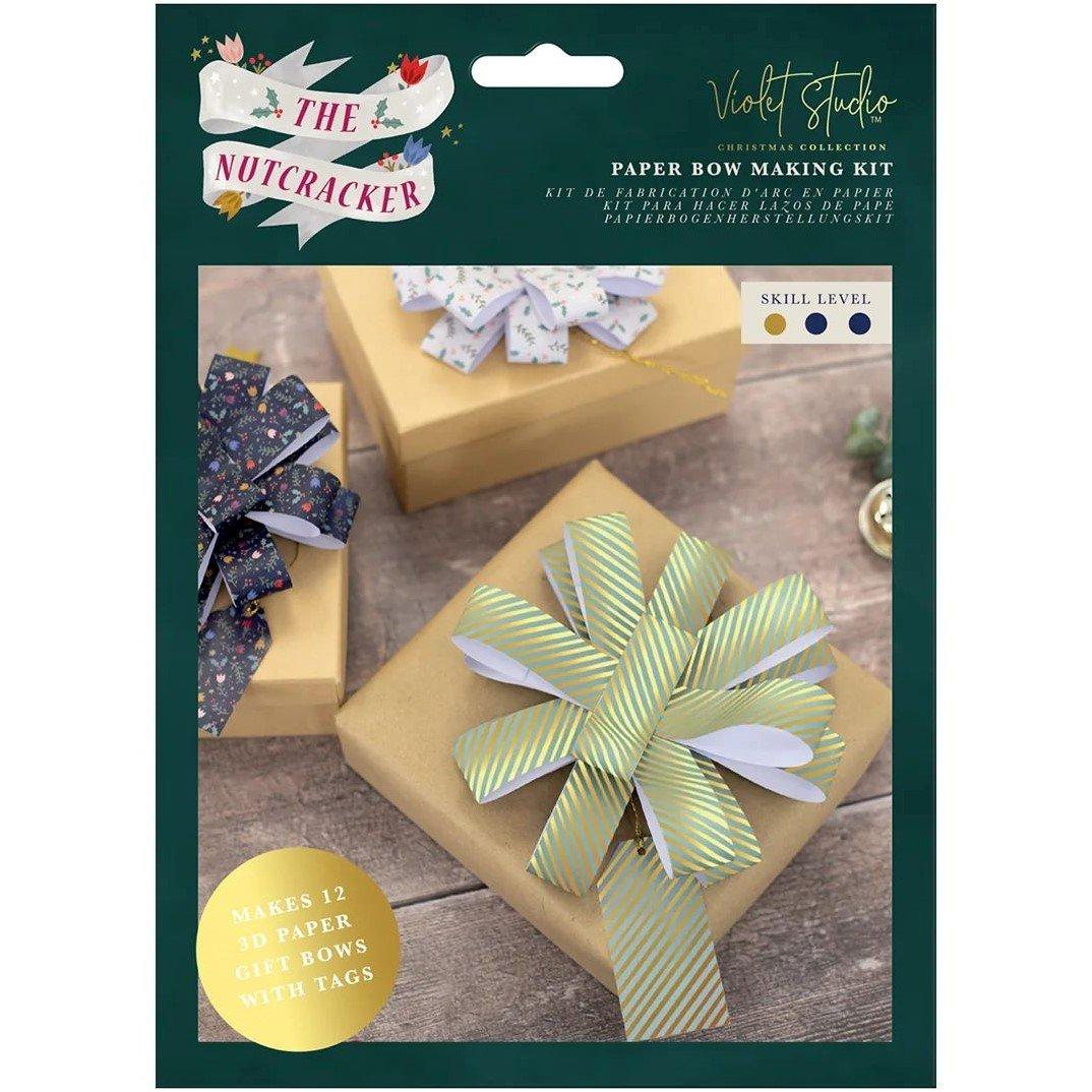 Multi - Crafters Companion - Paper Bow Making Kit - The Nutcracker - 1