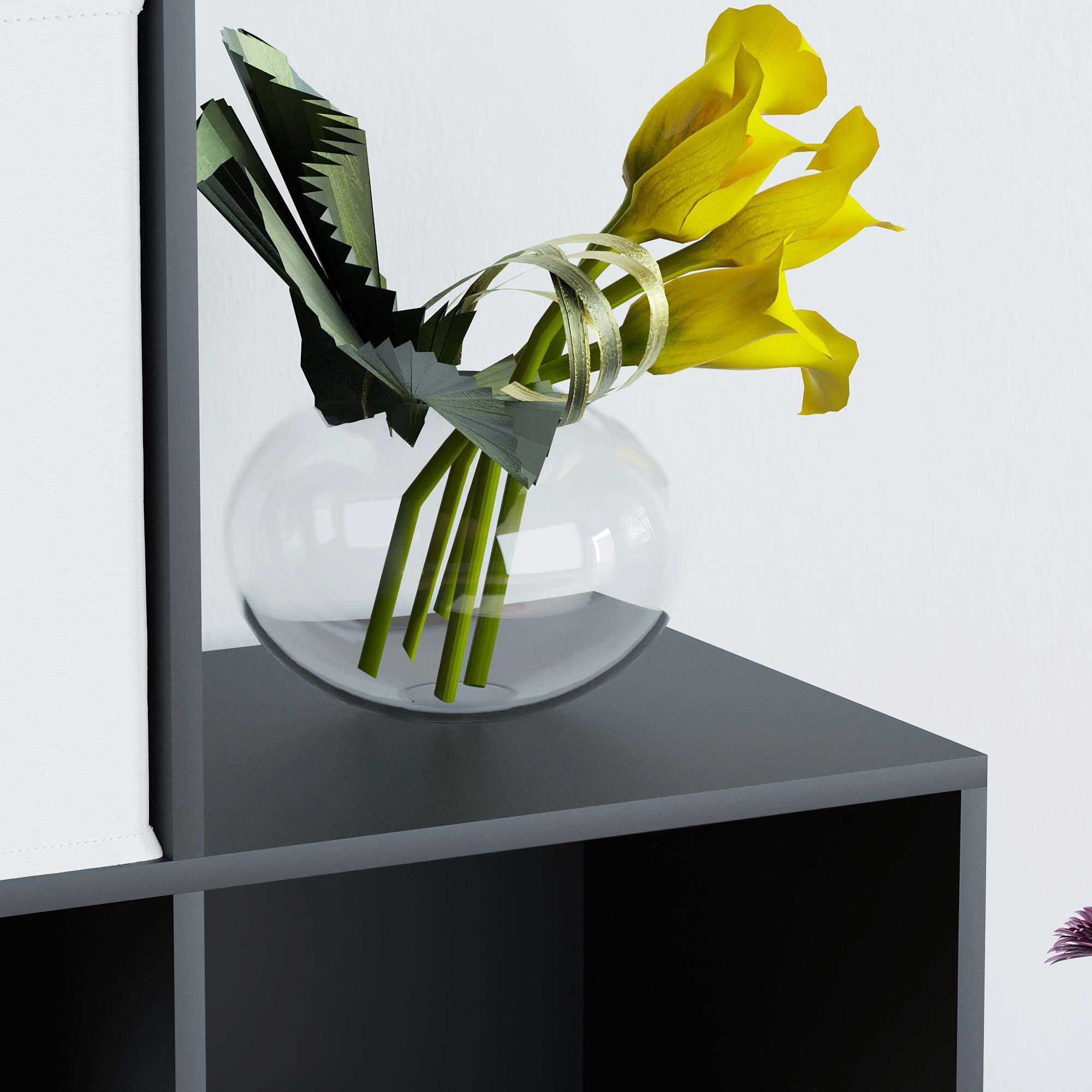 White - Lassic - 6 Cube Storage Unit (B) + Set of 3 Storage Cubes - 4