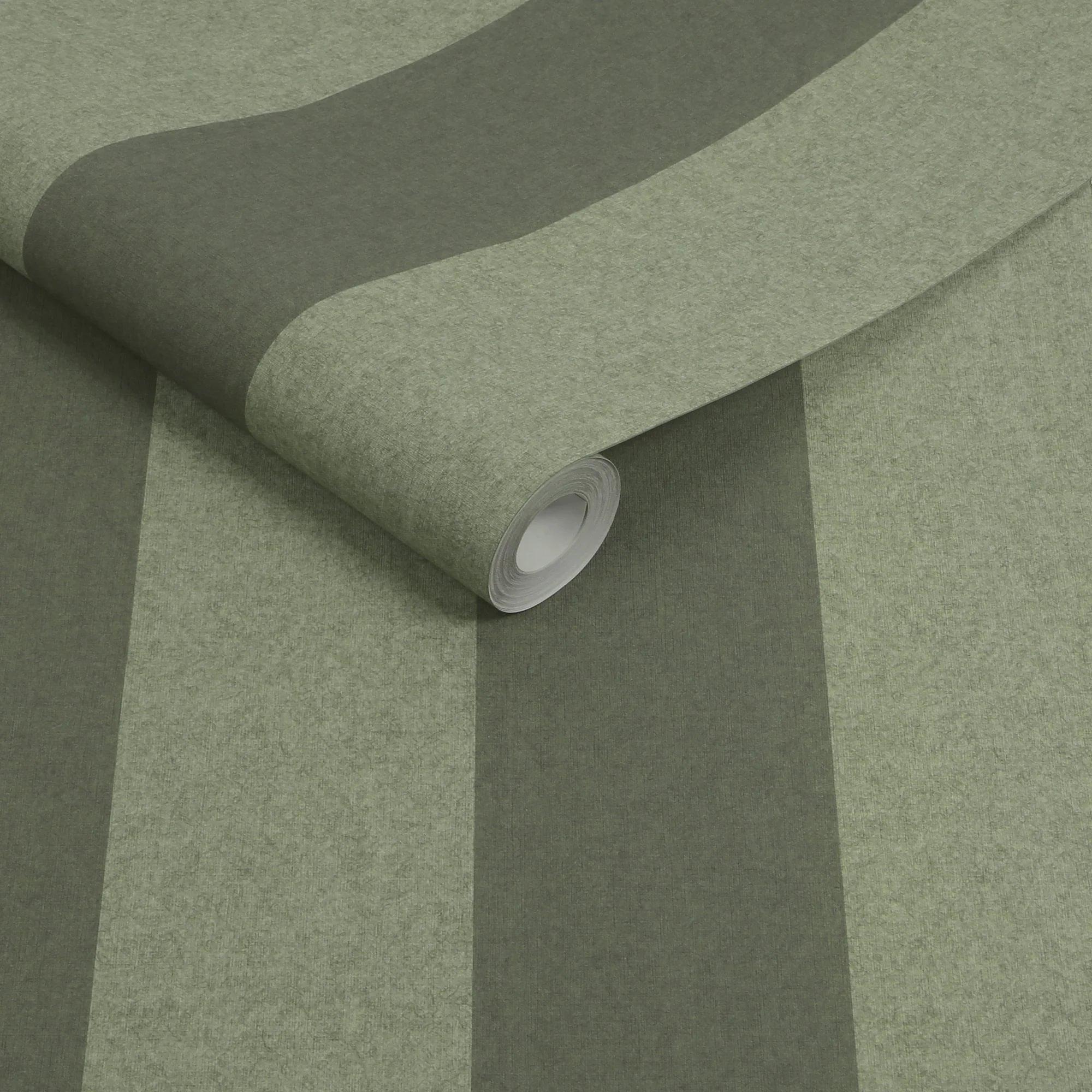 Forest Green - Superfresco Easy - Regent Stripe Forest Wallpaper - 3