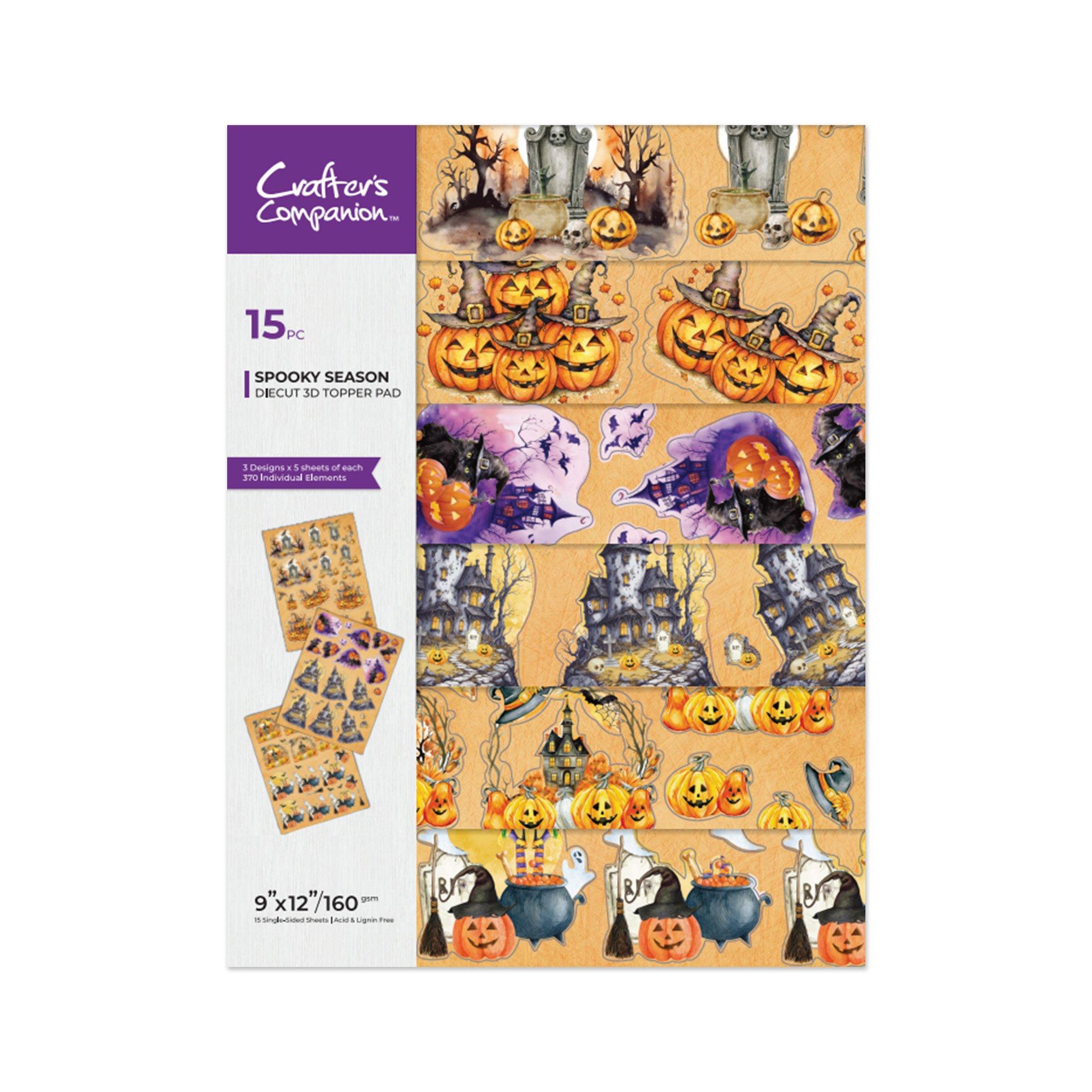 Multi - Crafters Companion - Topper Pad - Trick or Treat - 1