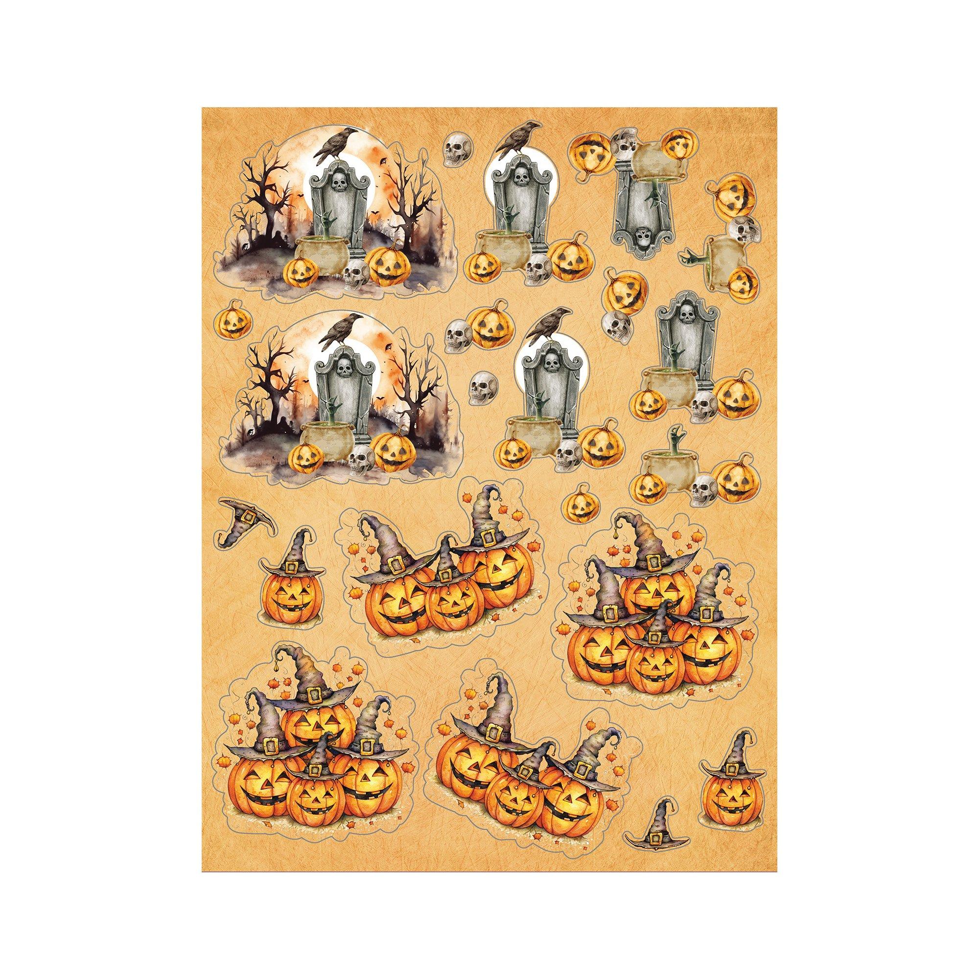 Multi - Crafters Companion - Topper Pad - Trick or Treat - 2