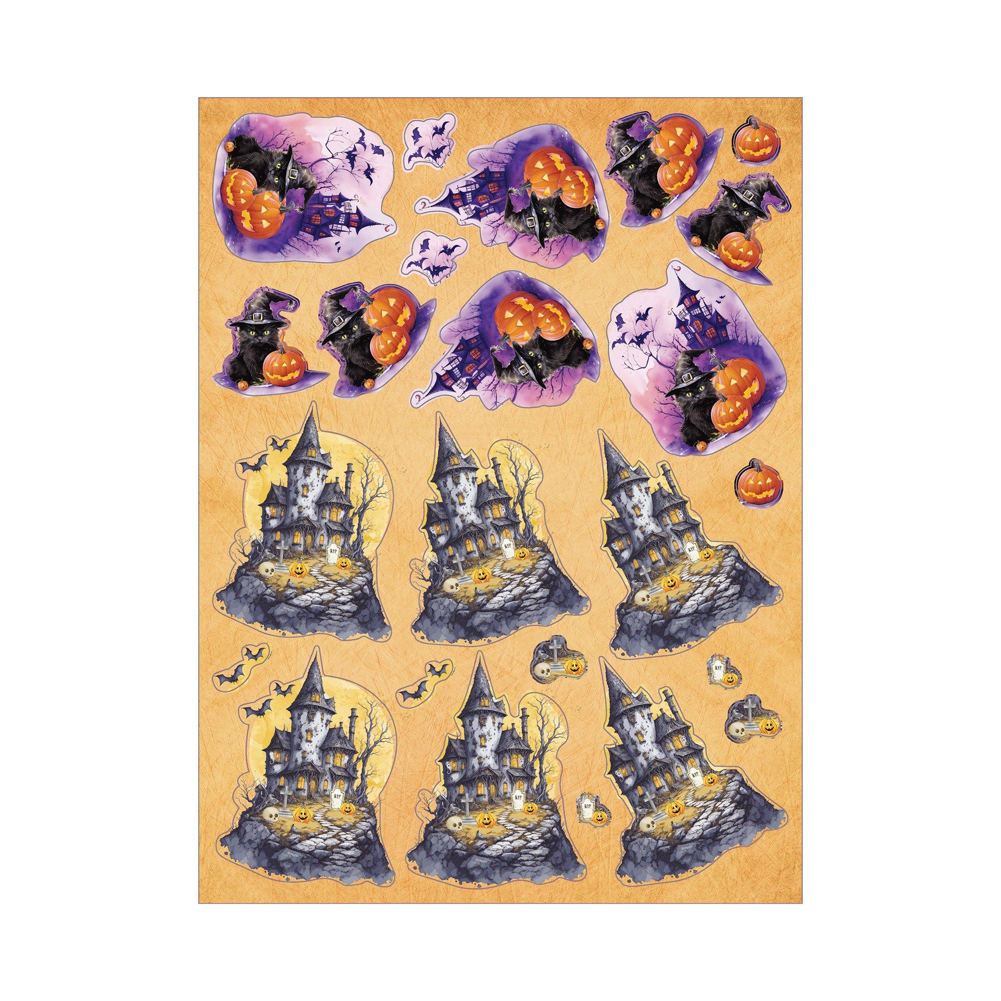 Multi - Crafters Companion - Topper Pad - Trick or Treat - 3