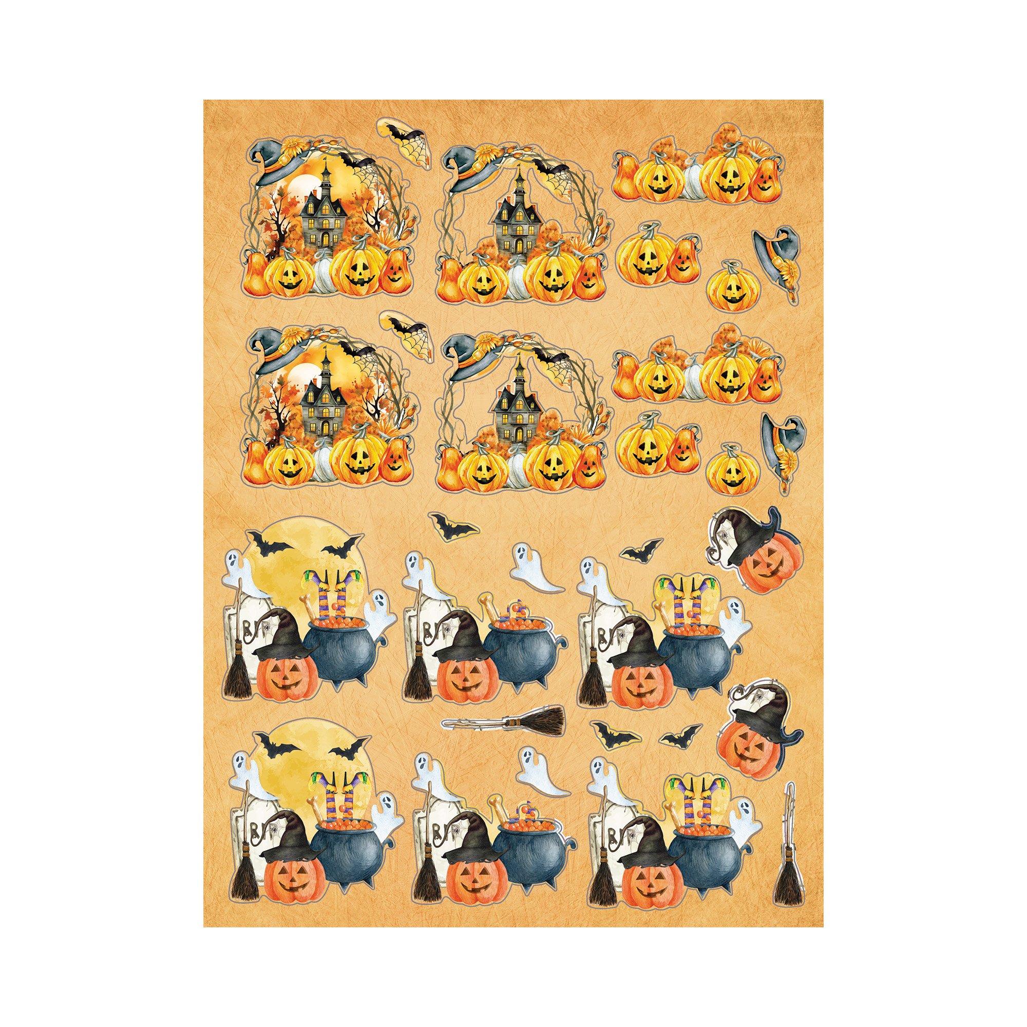 Multi - Crafters Companion - Topper Pad - Trick or Treat - 4