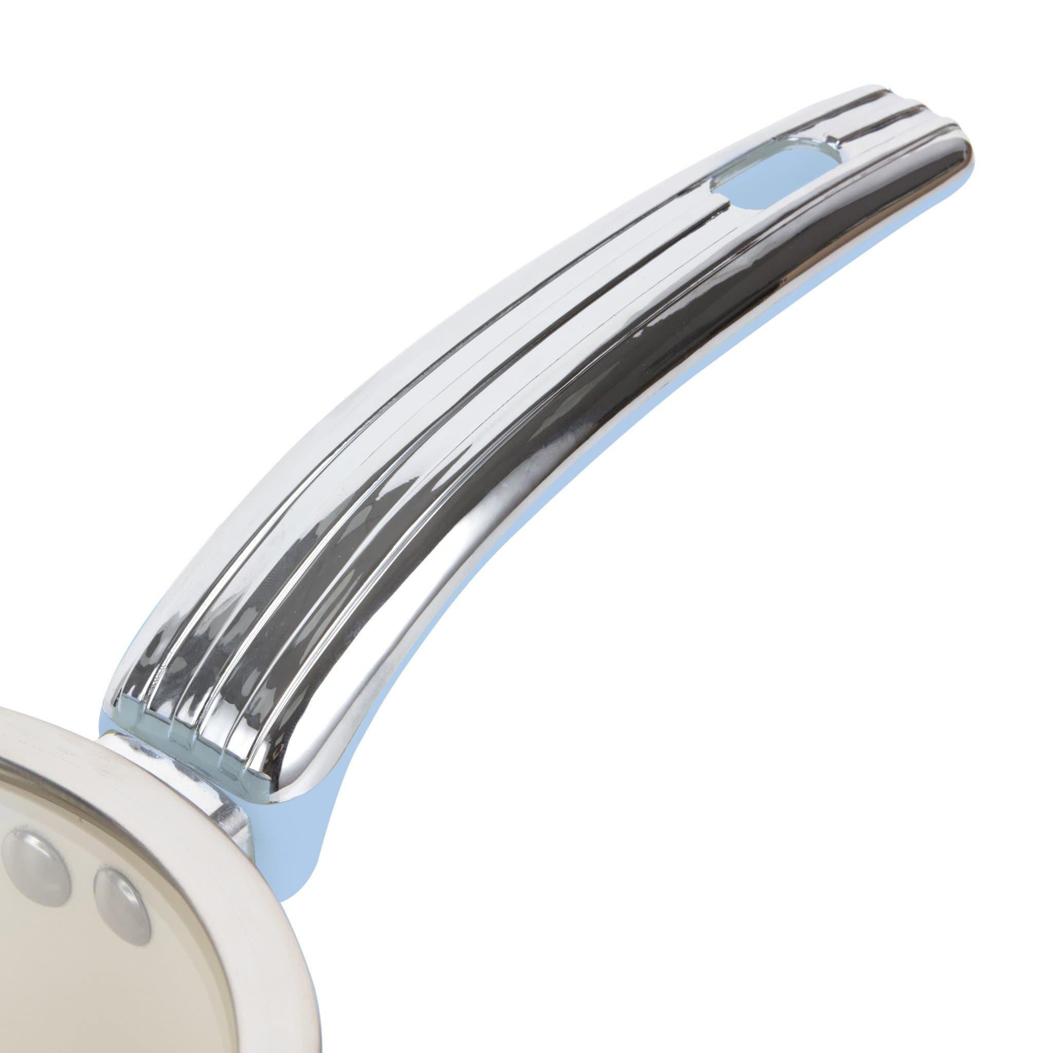 Blue - Swan - Retro 3 Piece Saucepan Set Blue - 7