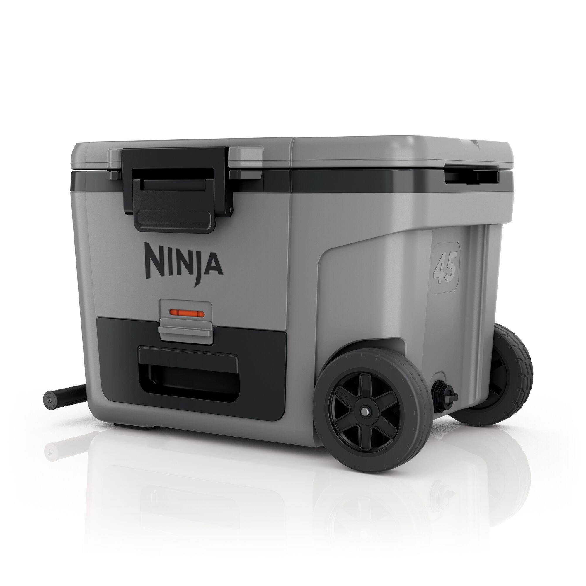 Slate Grey - Ninja - FrostVault 45QT/42L Wheeled Cooler with Dry Zone - 4
