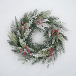 Snowtime 60cm Diara Decorated Wreath