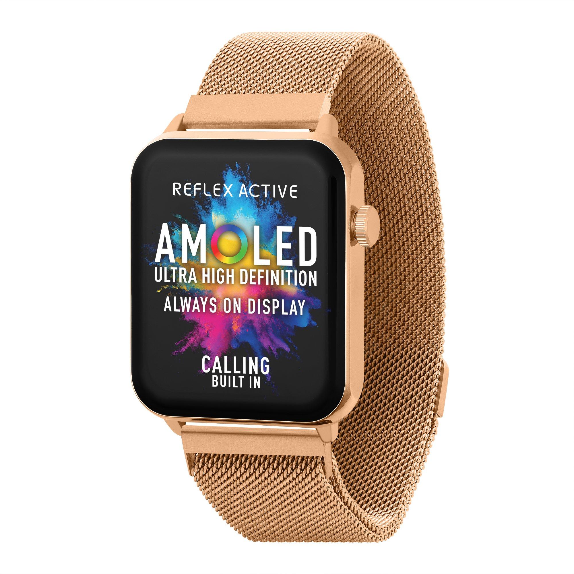 Rose Gold - Reflex Active - Reflex Active Amoled Series 30 RG Smart Watch - 1