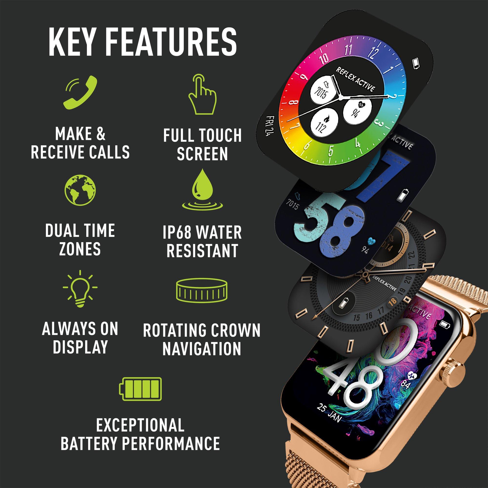 Rose Gold - Reflex Active - Reflex Active Amoled Series 30 RG Smart Watch - 2
