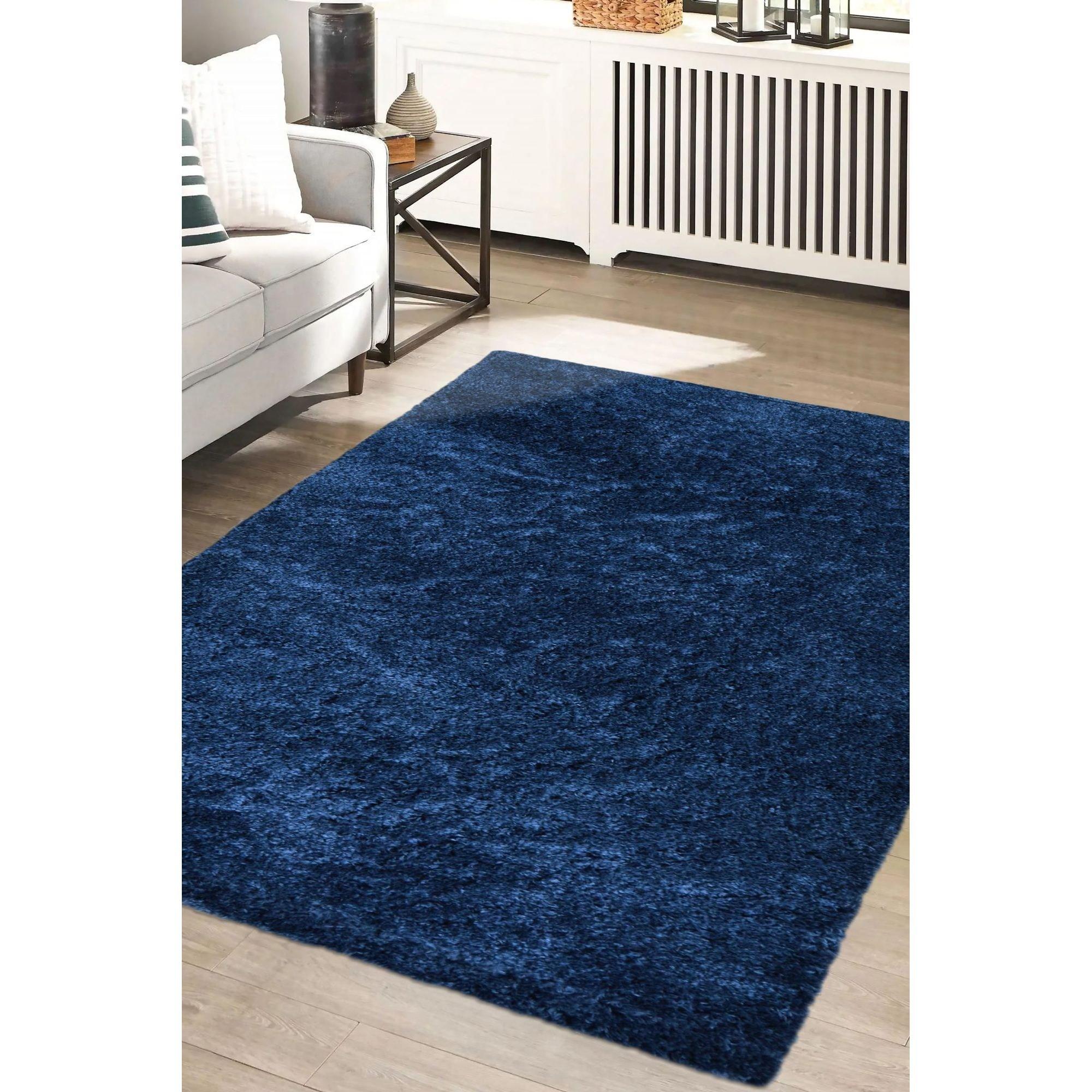 Homemaker  Snuggly Plain Rug Navy - 160x230cm