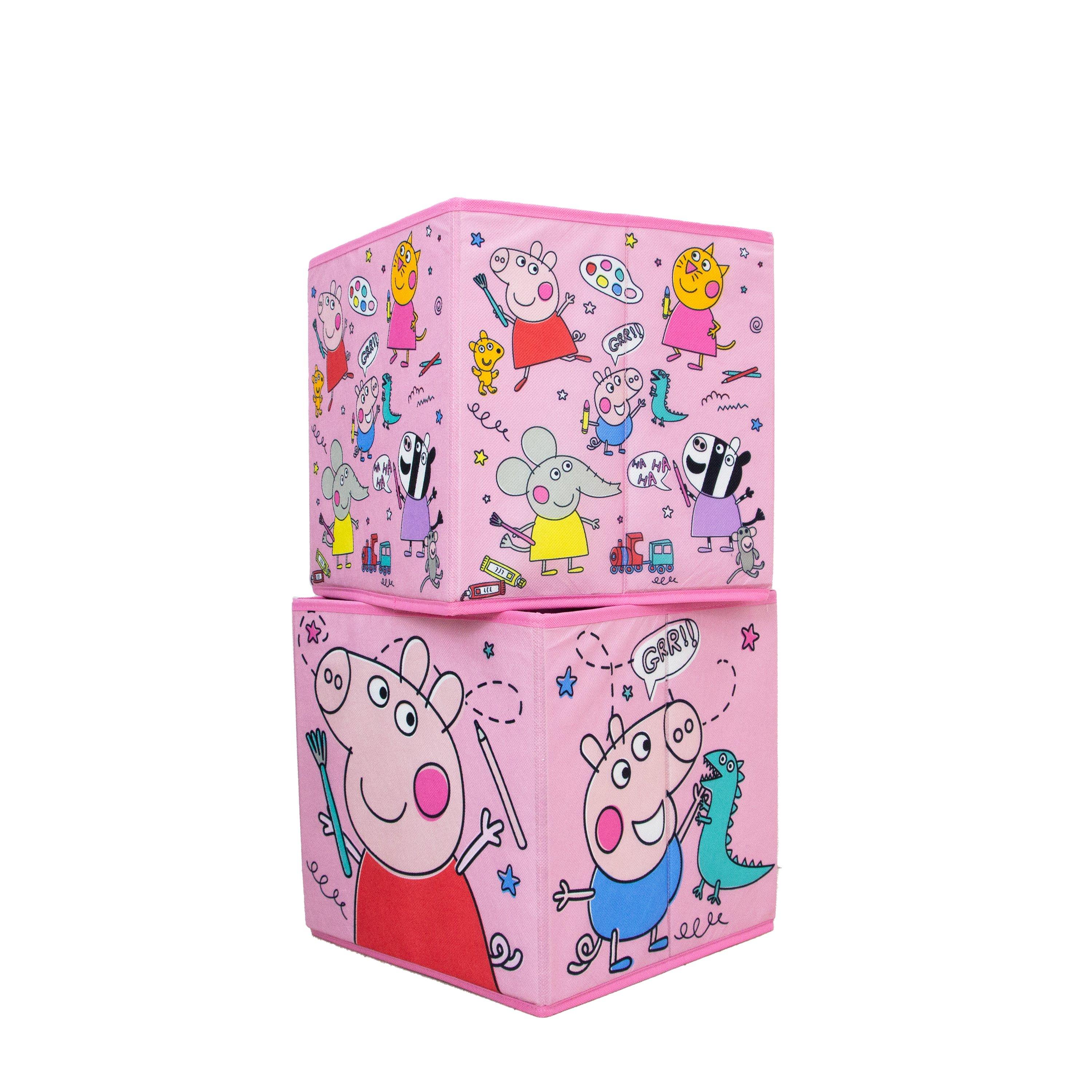 Multi - Peppa Pig - Doodles 2 Pack Storage Box - 2