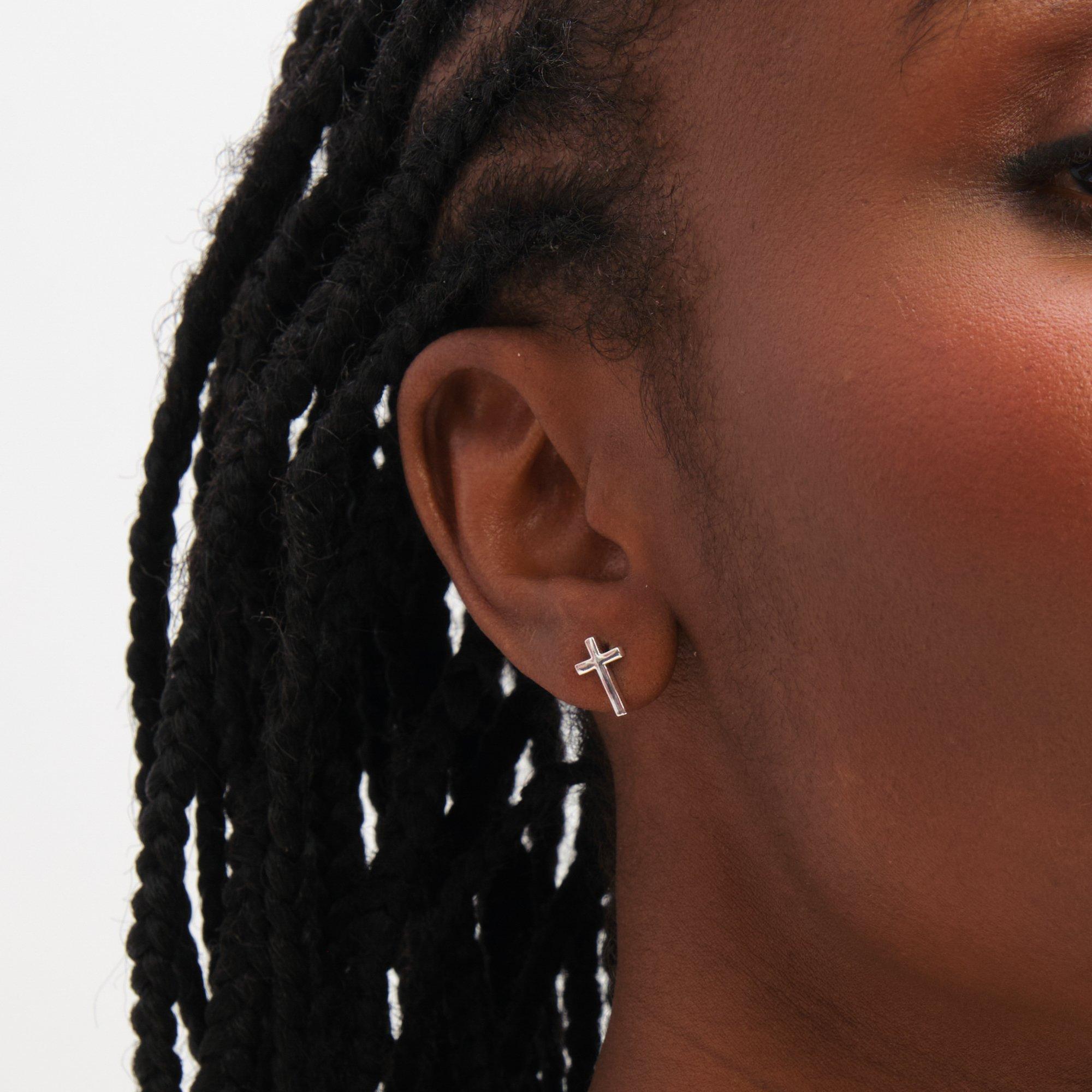 Silver - Inicio - Sterling Silver Plated Cross Set - Gift Box - 3