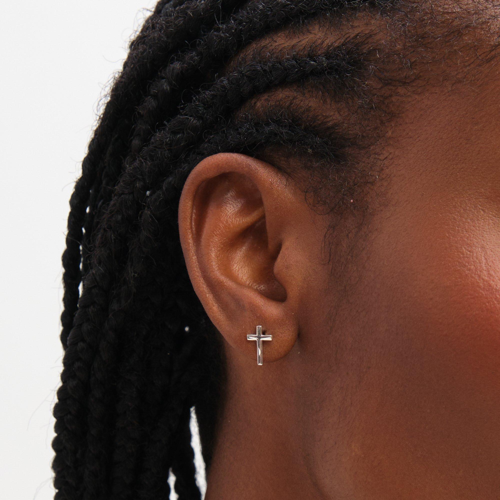 Silver - Inicio - Sterling Silver Plated Cross Set - Gift Box - 4